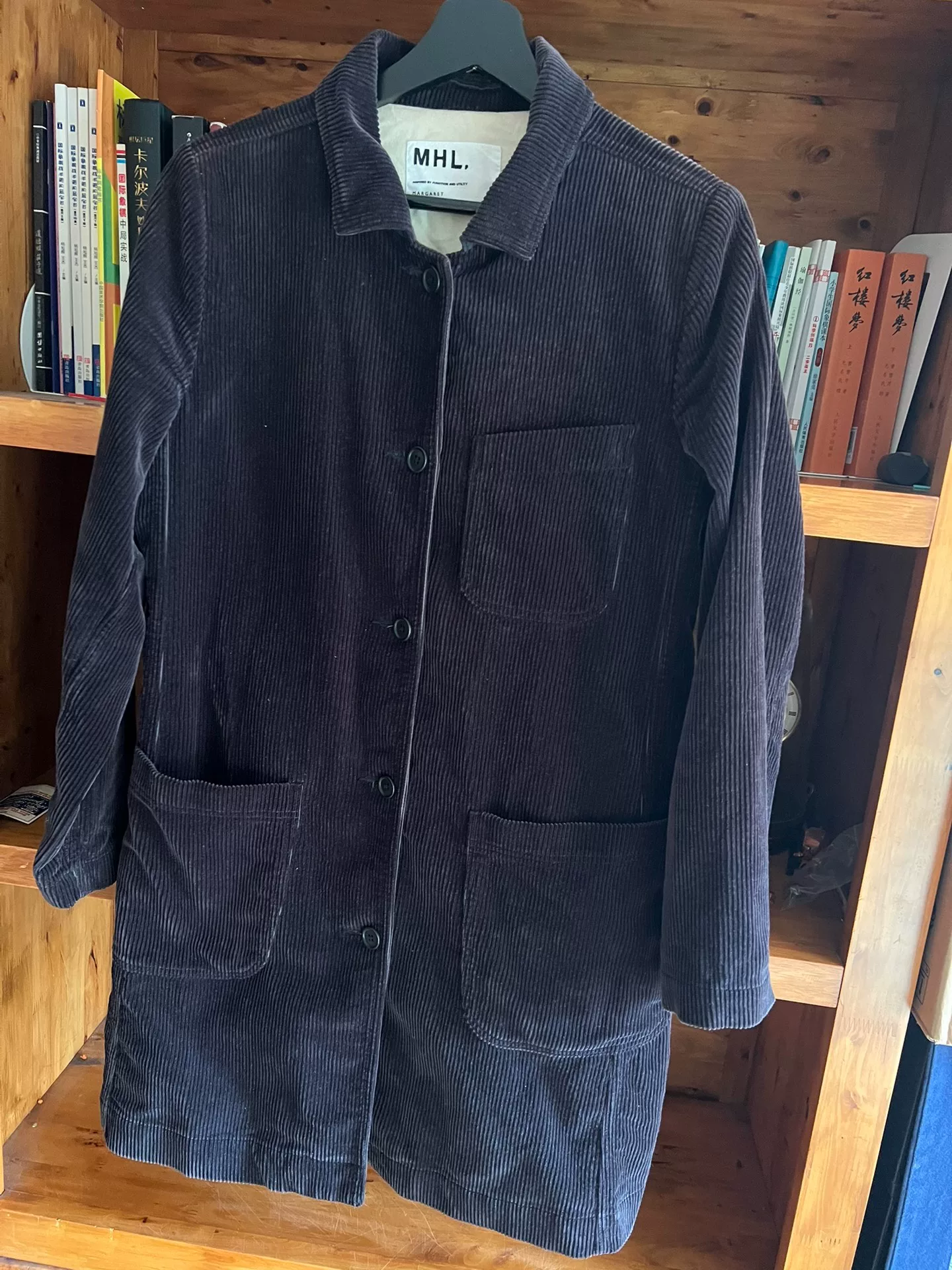 Margaret Howell MHL Corduroy Workwear Trench — detail