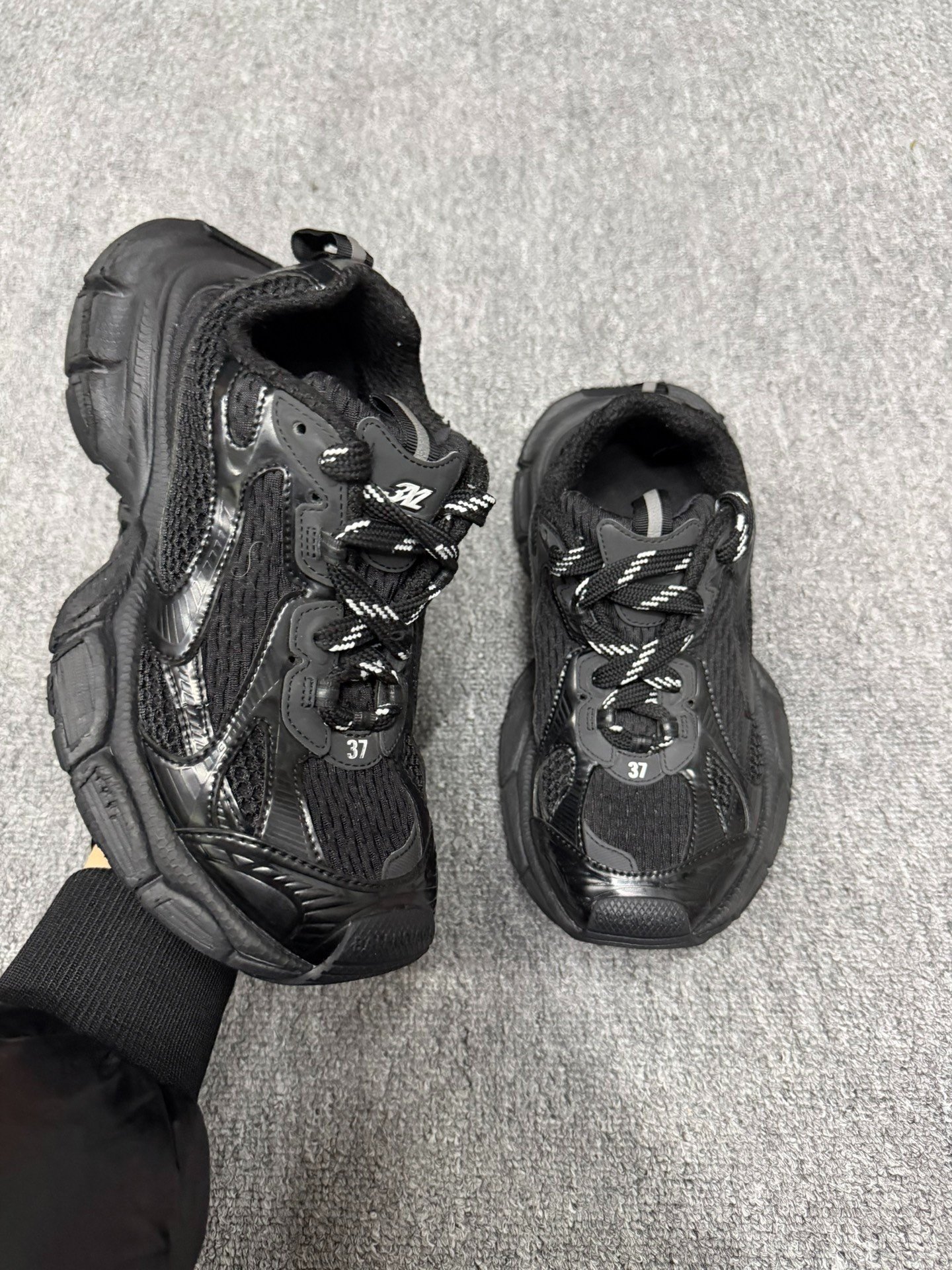 Balenciaga 3XL Black Dad Shoes 37 — detail
