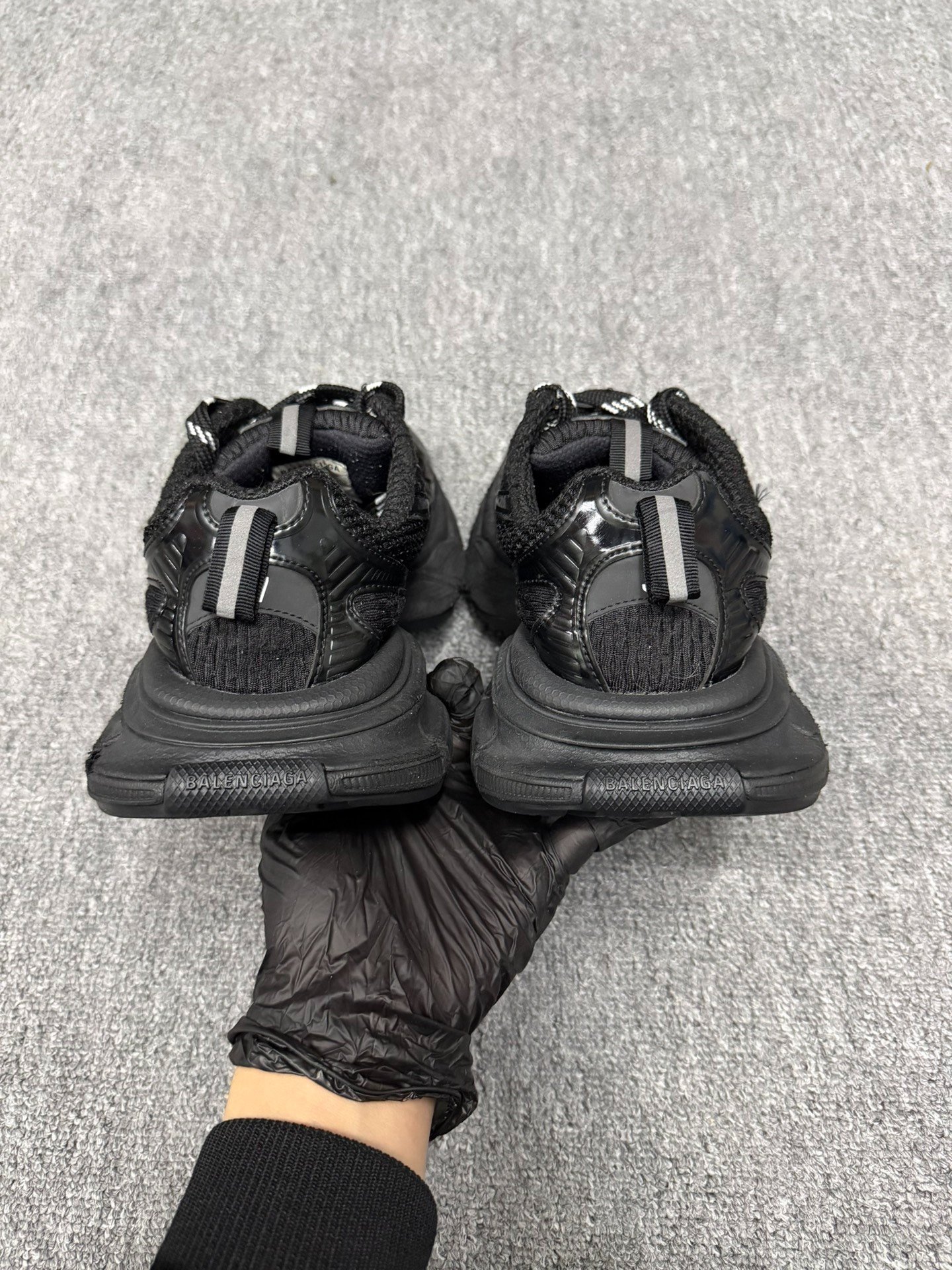 Balenciaga 3XL Black Dad Shoes 37 — label