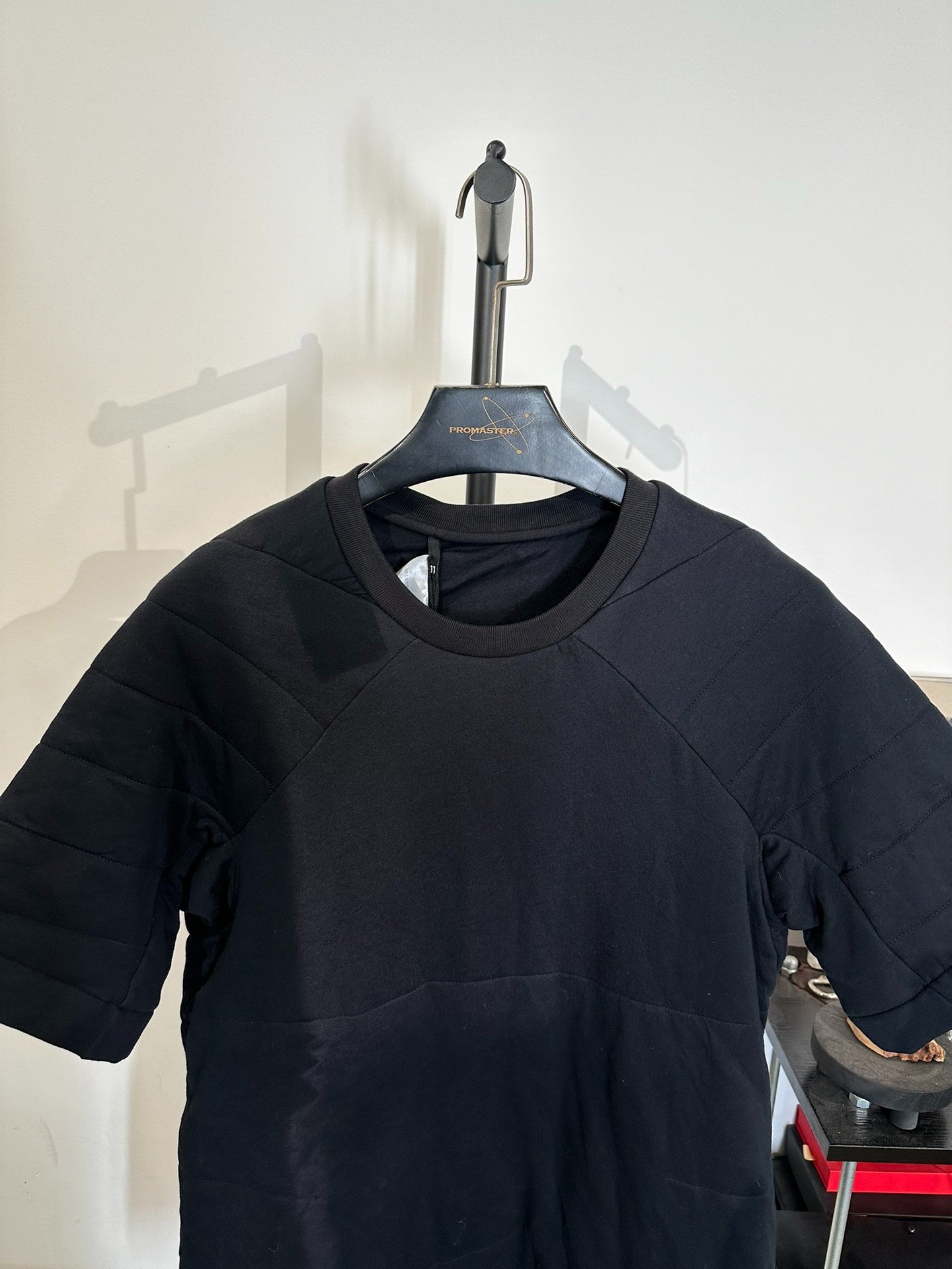 Boris Bidjan Saberi Quilted Short-Sleeve T-Shirt — back