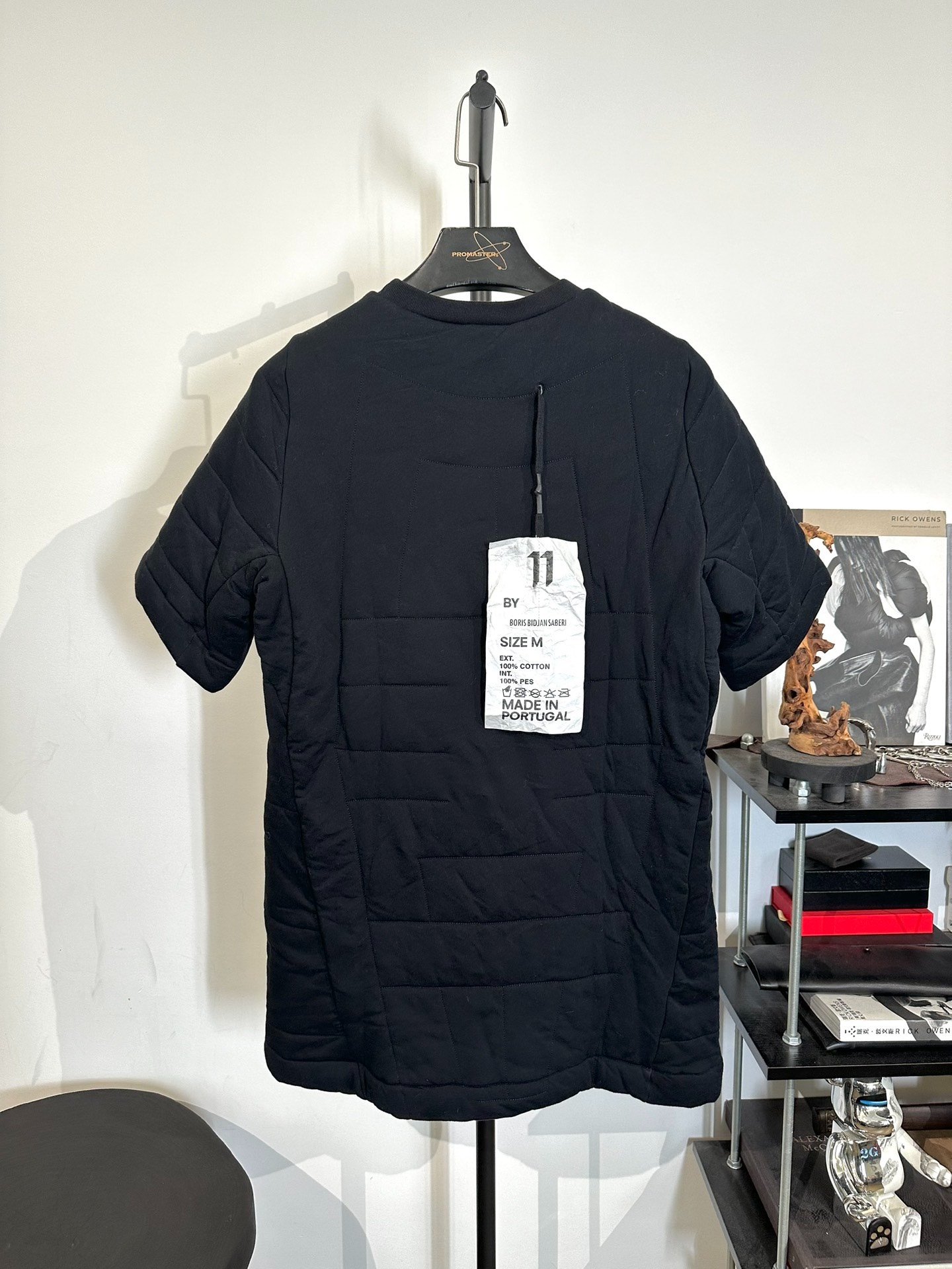 Boris Bidjan Saberi Quilted Short-Sleeve T-Shirt — front