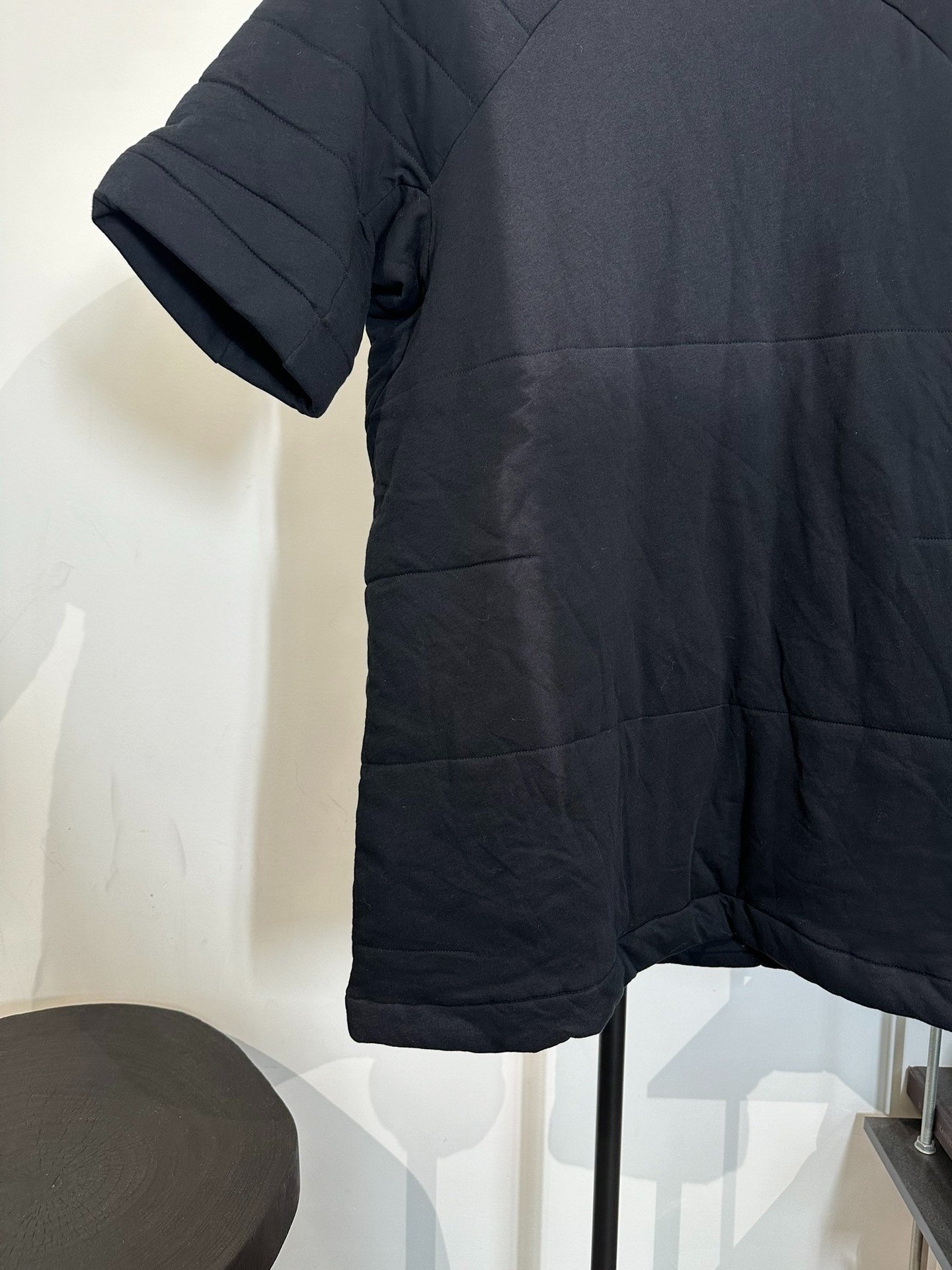 Boris Bidjan Saberi Quilted Short-Sleeve T-Shirt — label