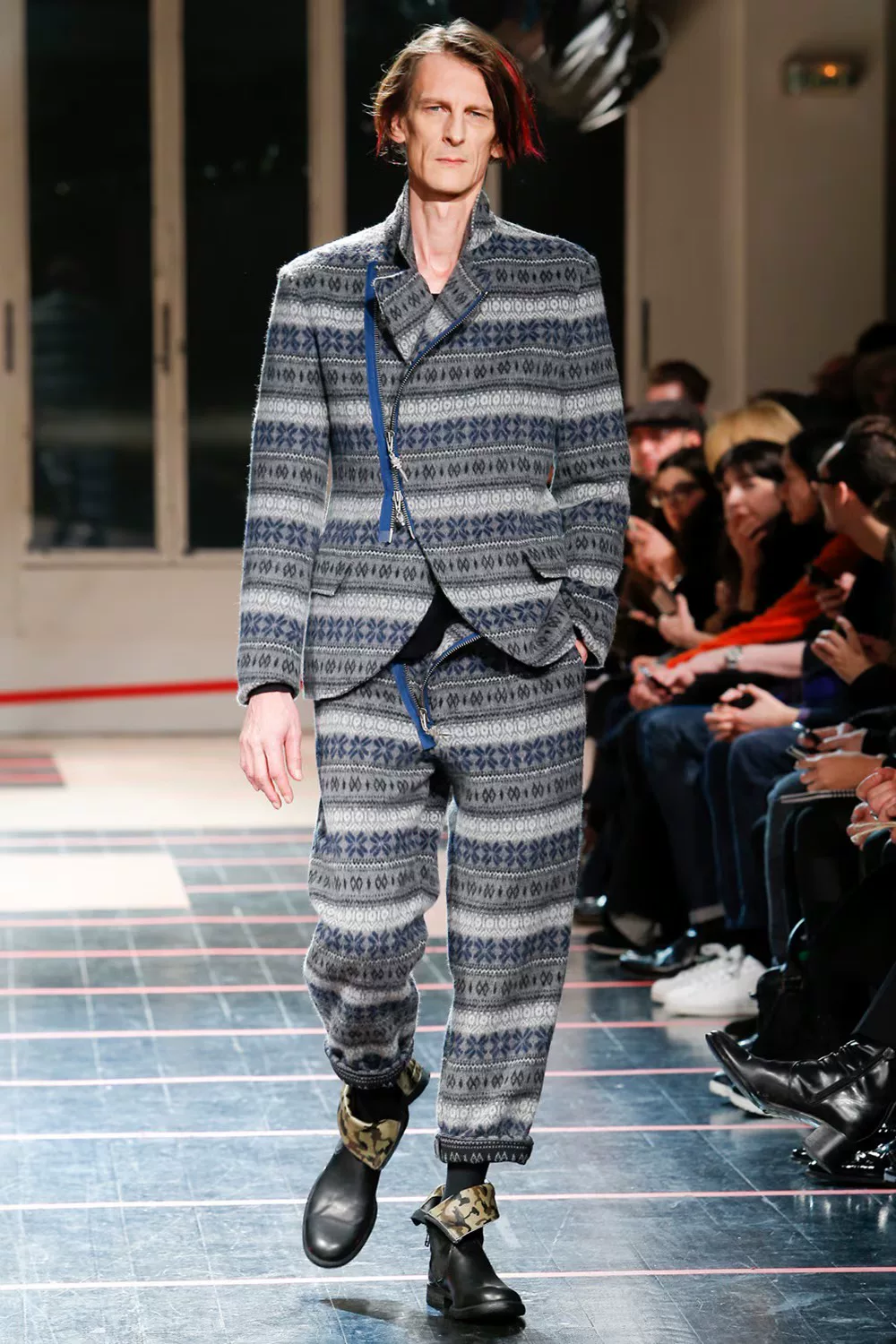 Yohji Yamamoto 14AW Runway Moto Jacket — label