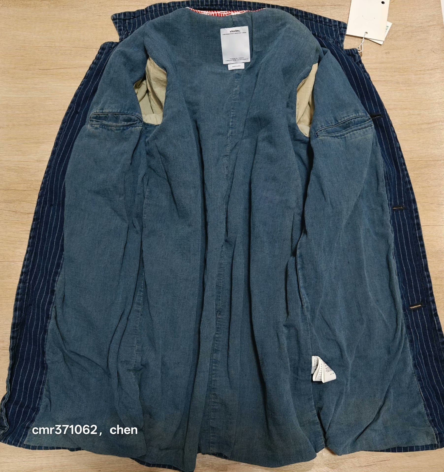visvim 15ss Mies Coat Wabash — back