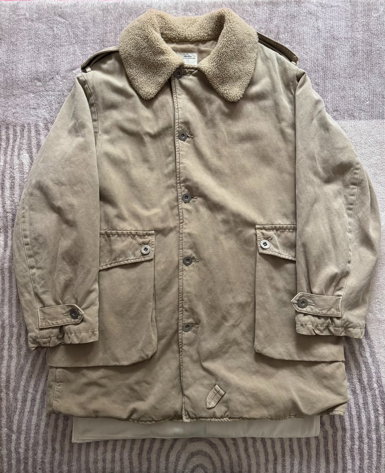 VISVIM 23AW WINFIELD SHEARLING COAT