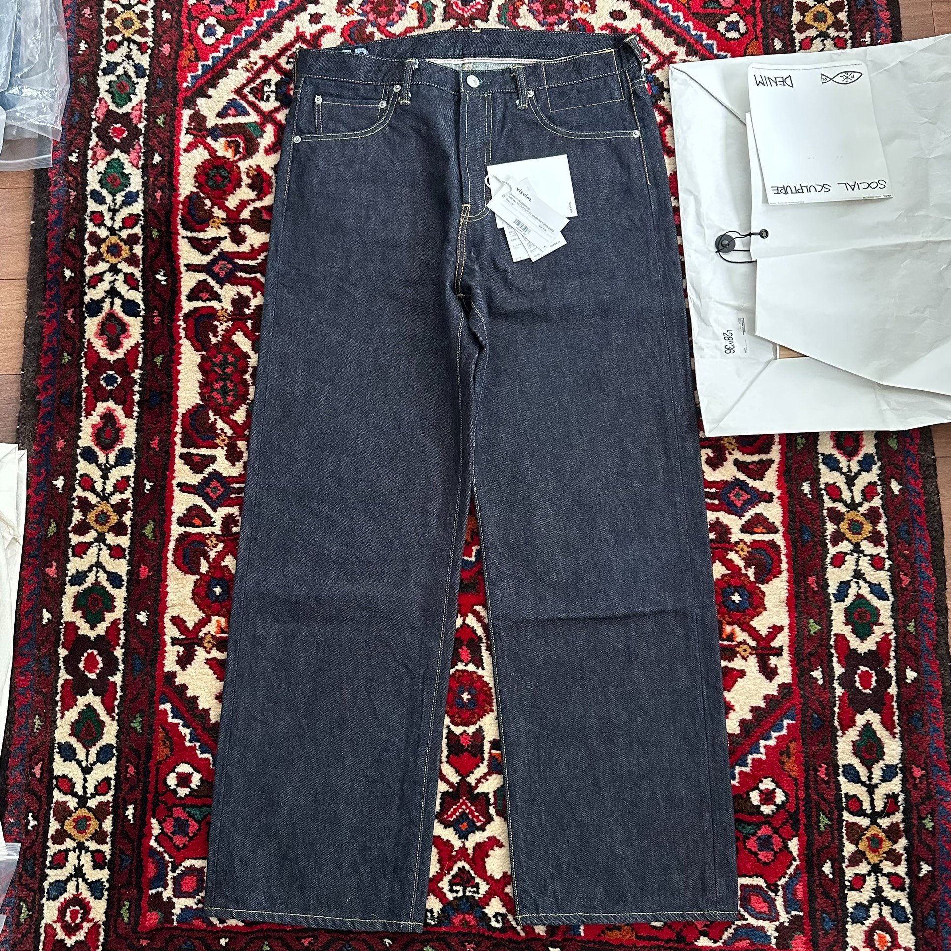 VISVIM 26SS 01 NARROW Raw Denim Jeans