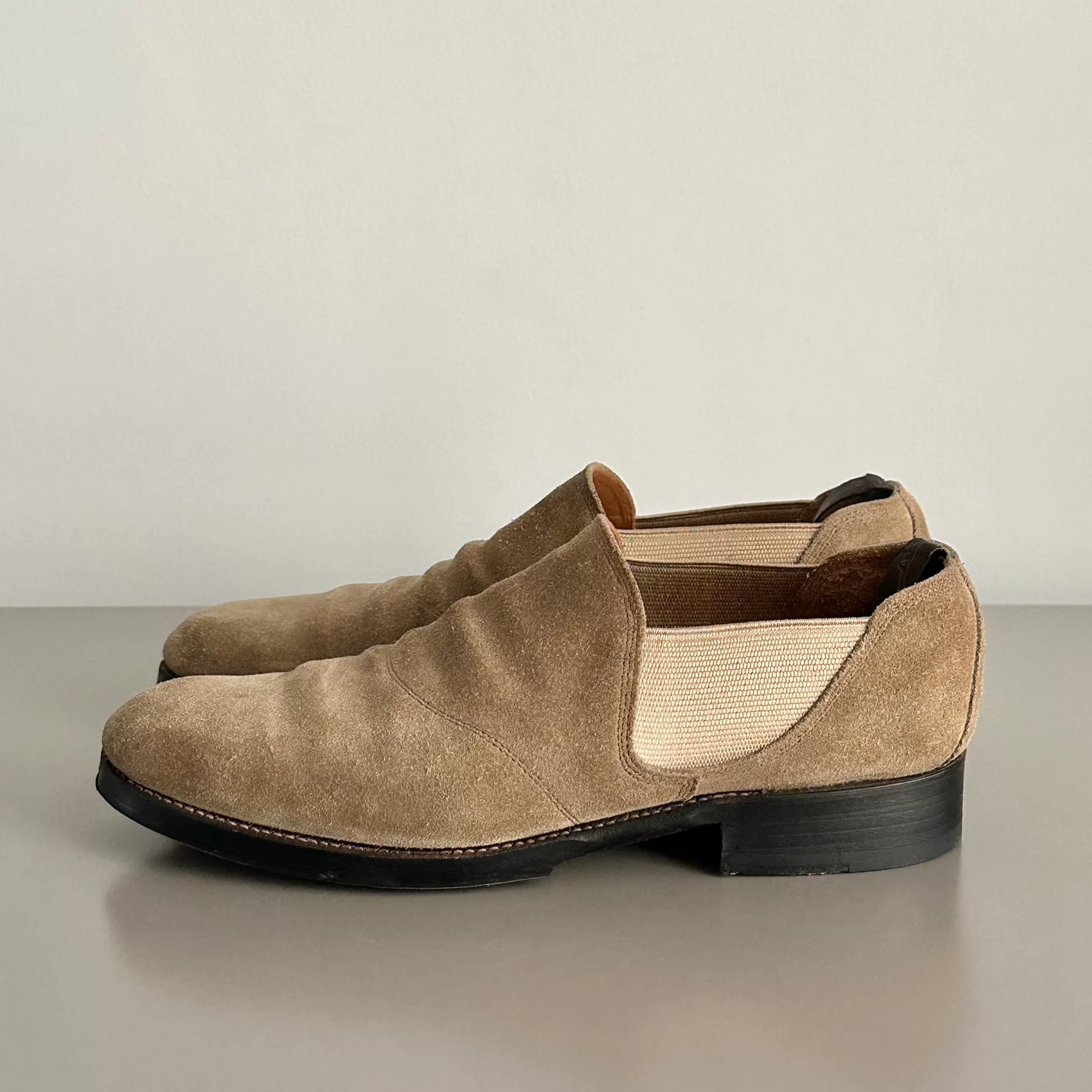 OLD JOE Leather Side-Gore Shoes