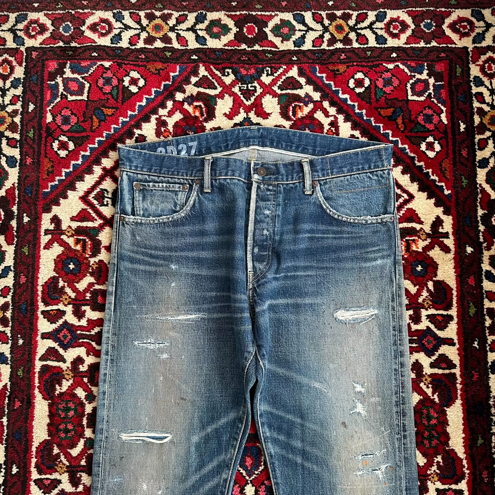 visvim 21ss Journeyman D27 Jeans — detail