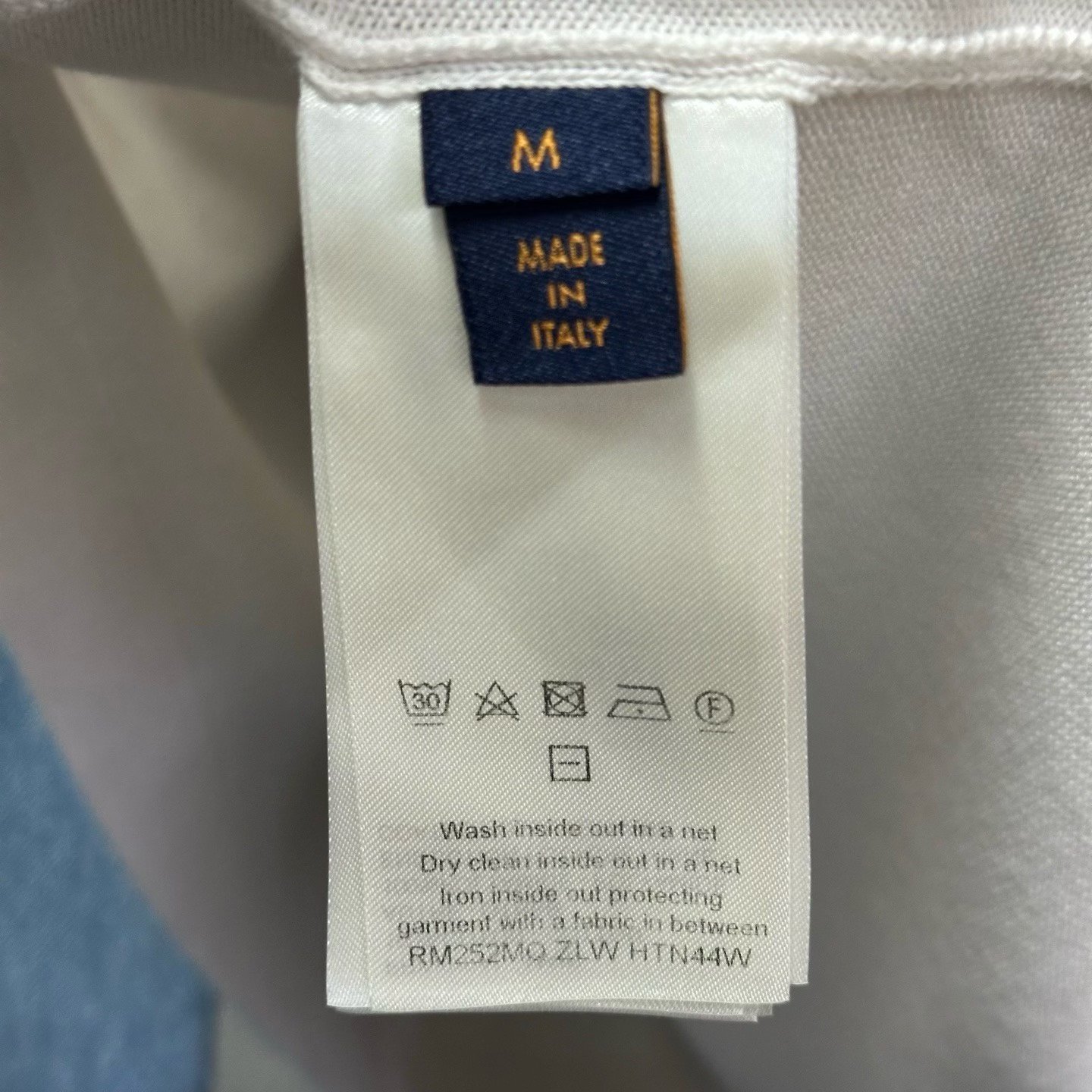 Louis Vuitton FW25 Patchwork Monogram Pocket Tee — label