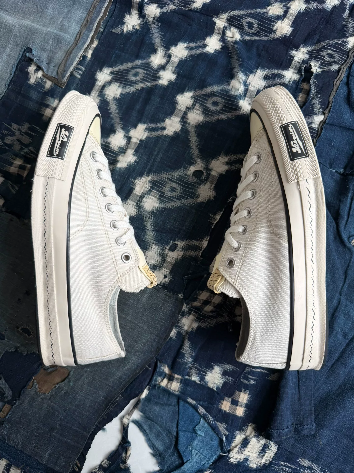 Visvim 23SS Skagway Lo Canvas Sneakers — front