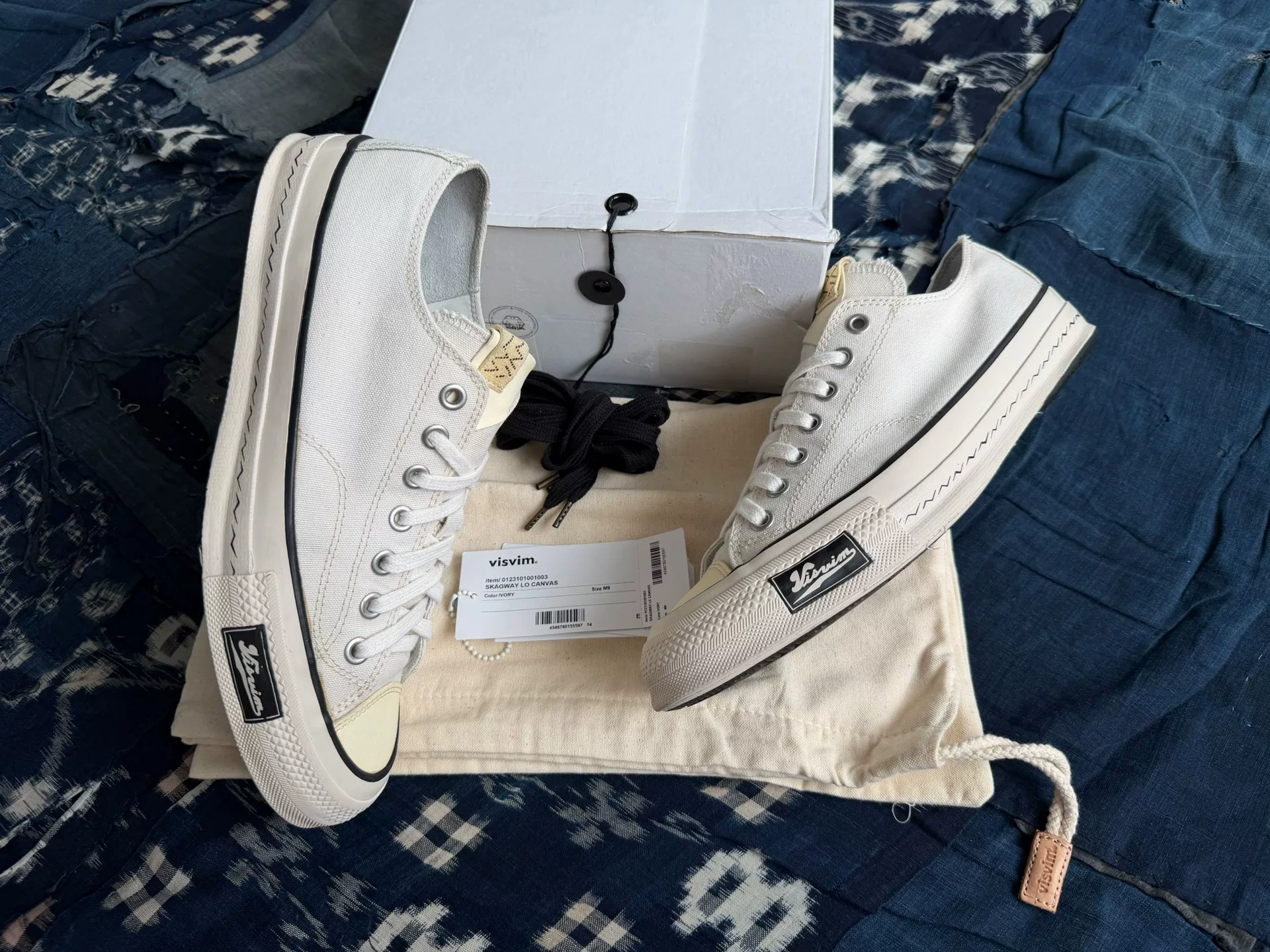 Visvim 23SS Skagway Lo Canvas Sneakers