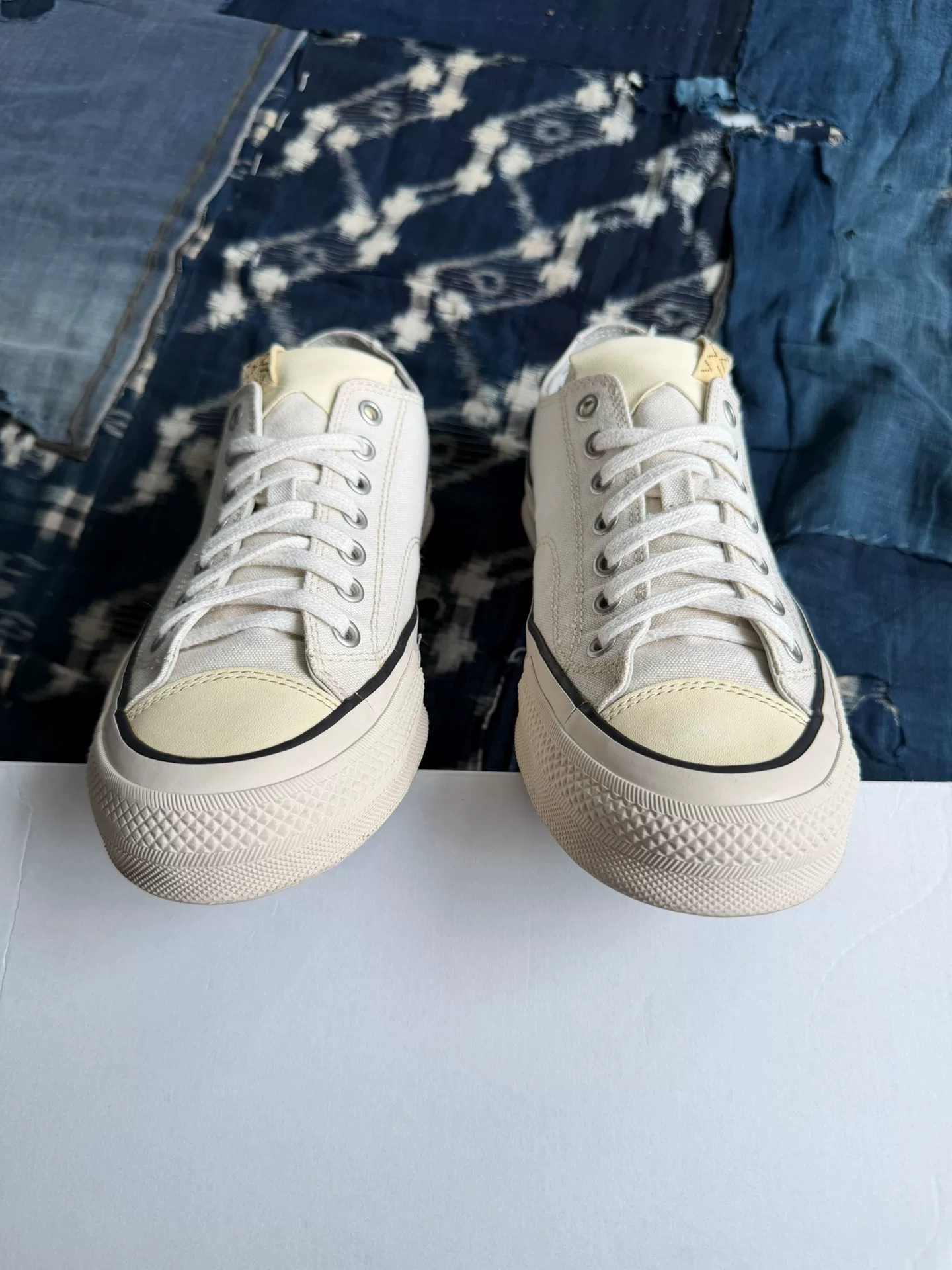 Visvim 23SS Skagway Lo Canvas Sneakers — label