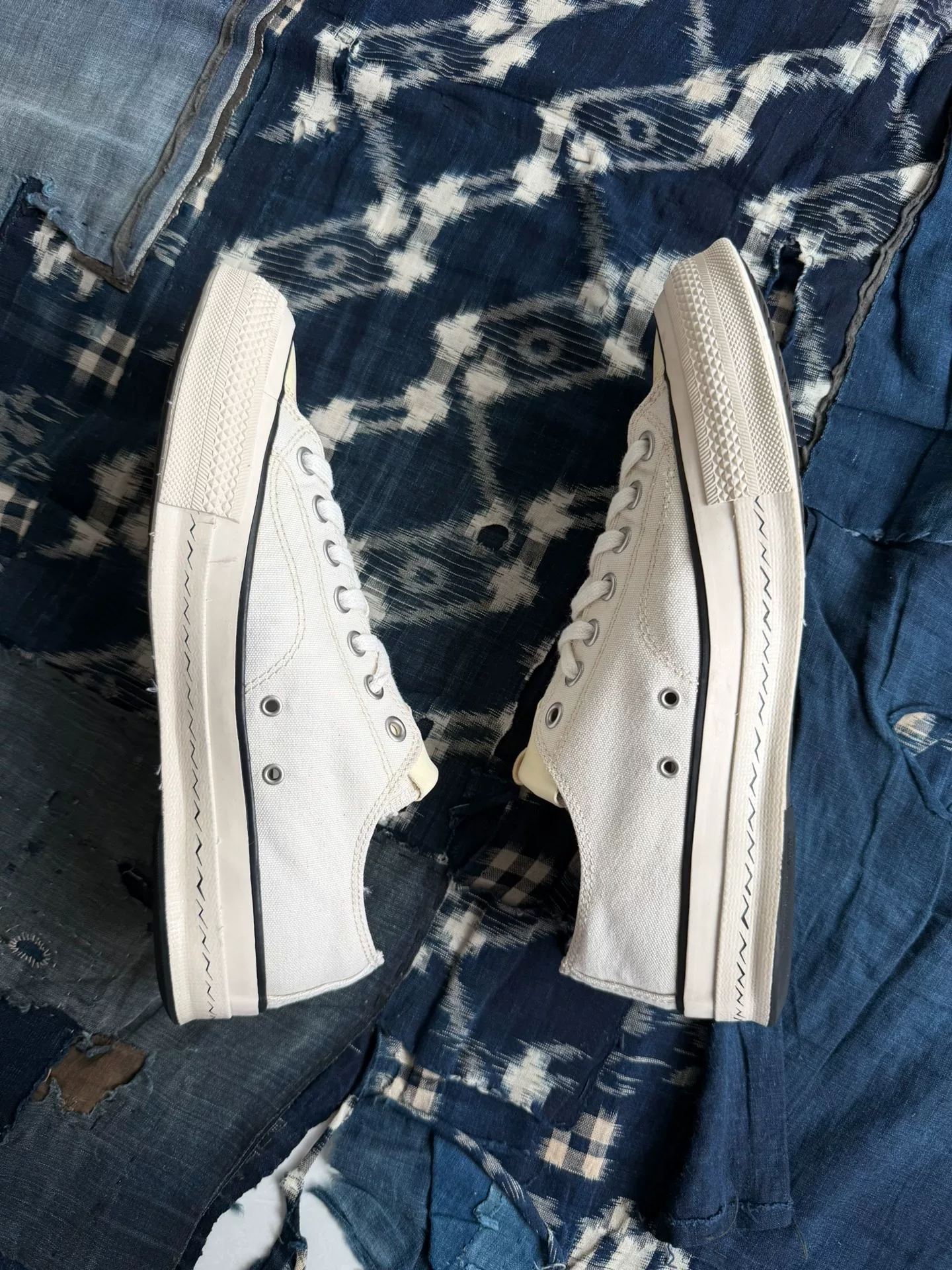 Visvim 23SS Skagway Lo Canvas Sneakers — detail