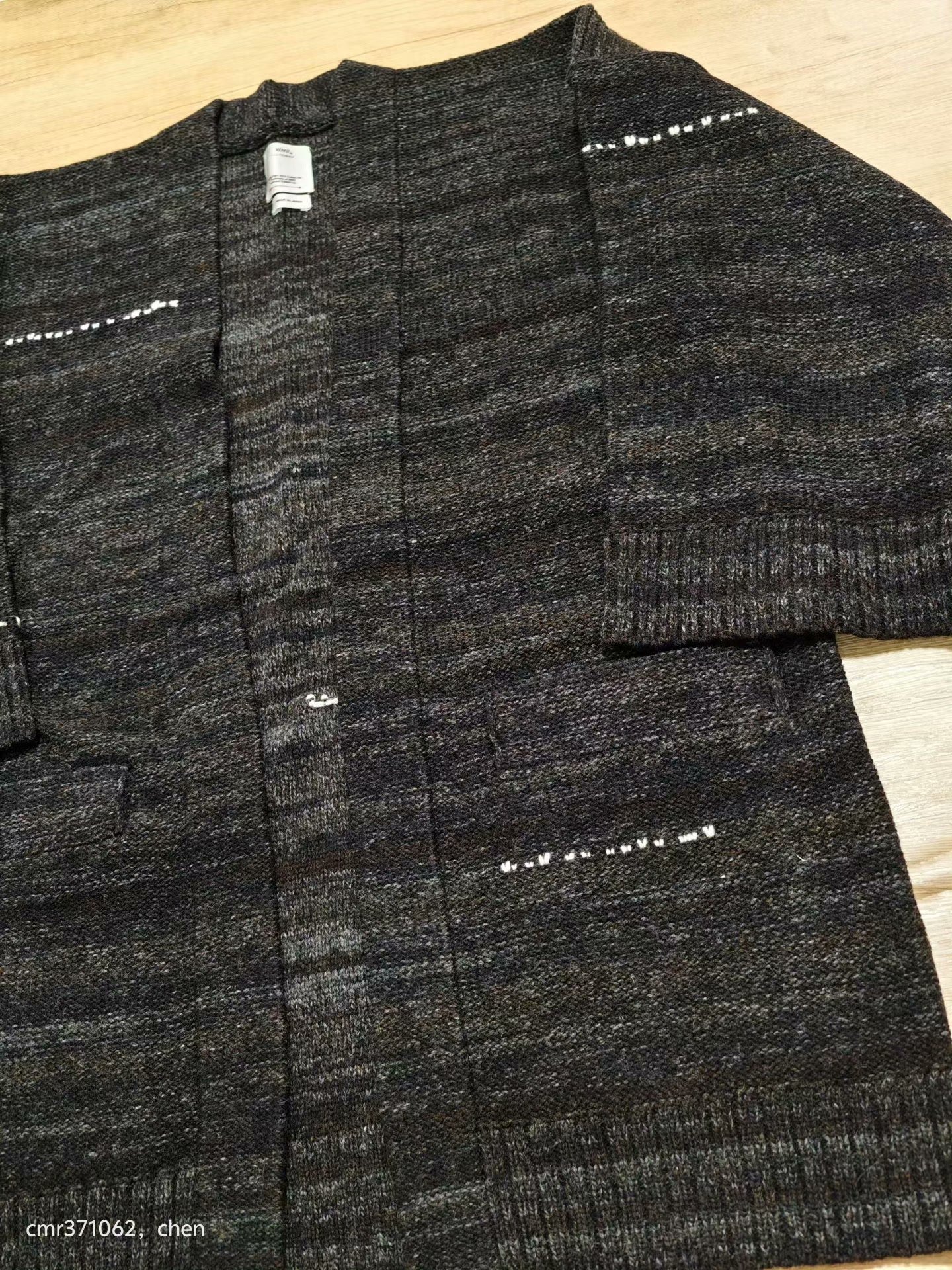 VISVIM 22SS Kimono Cardigan Knit — detail