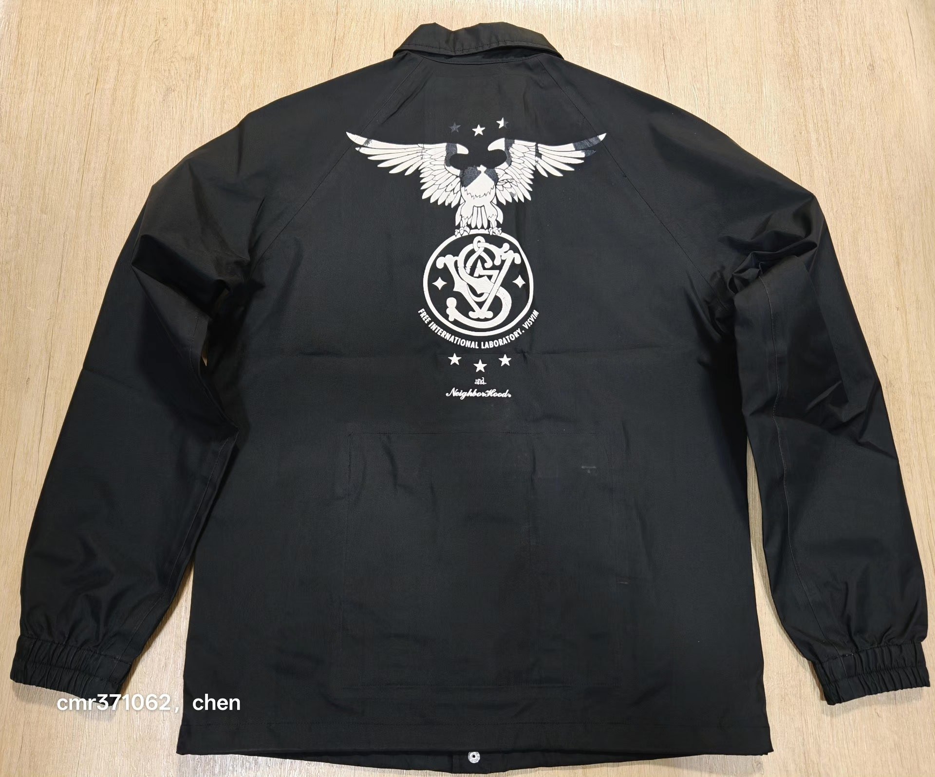 visvim x Neighborhood Coach Jacket — label
