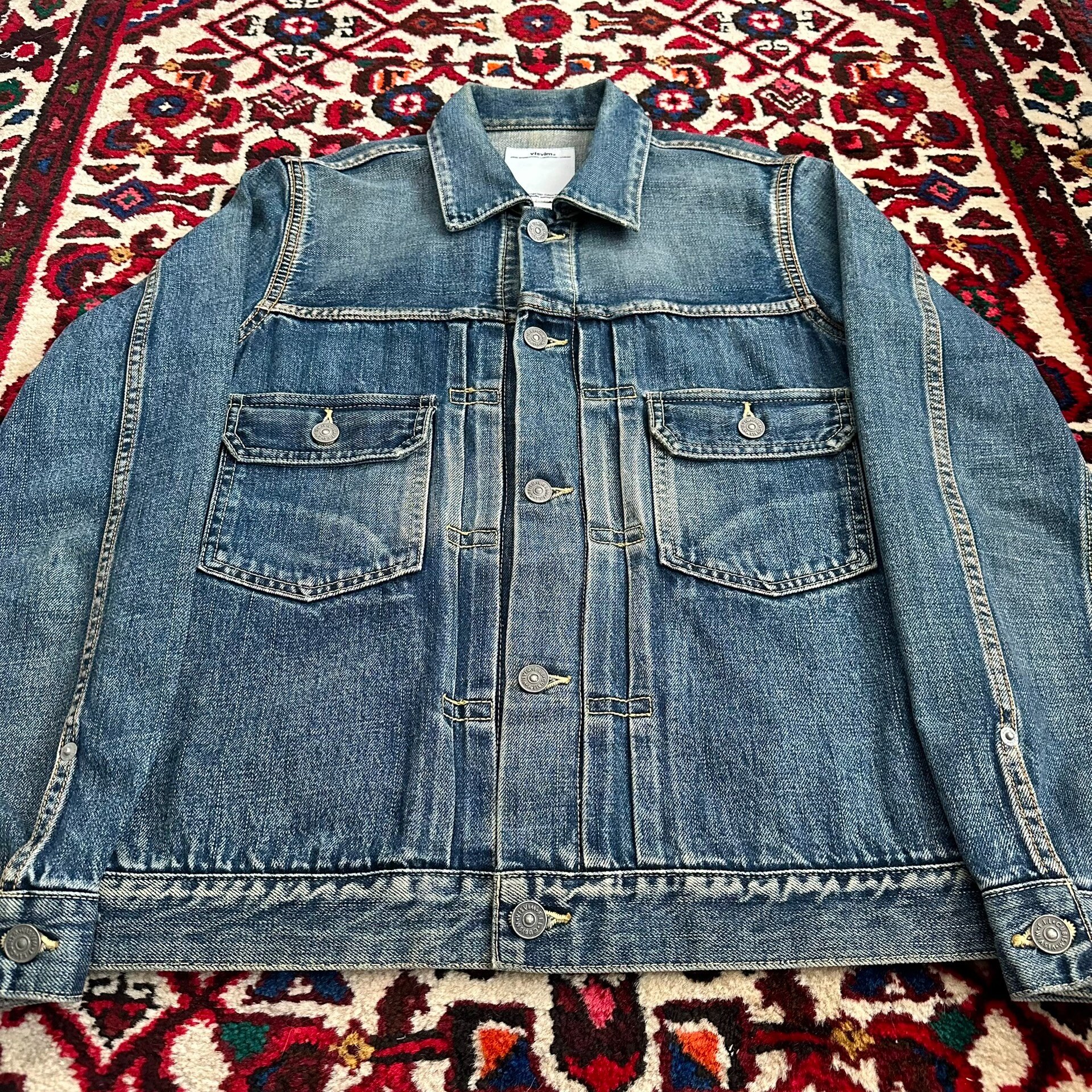 visvim 12aw 101 Denim Jacket — detail