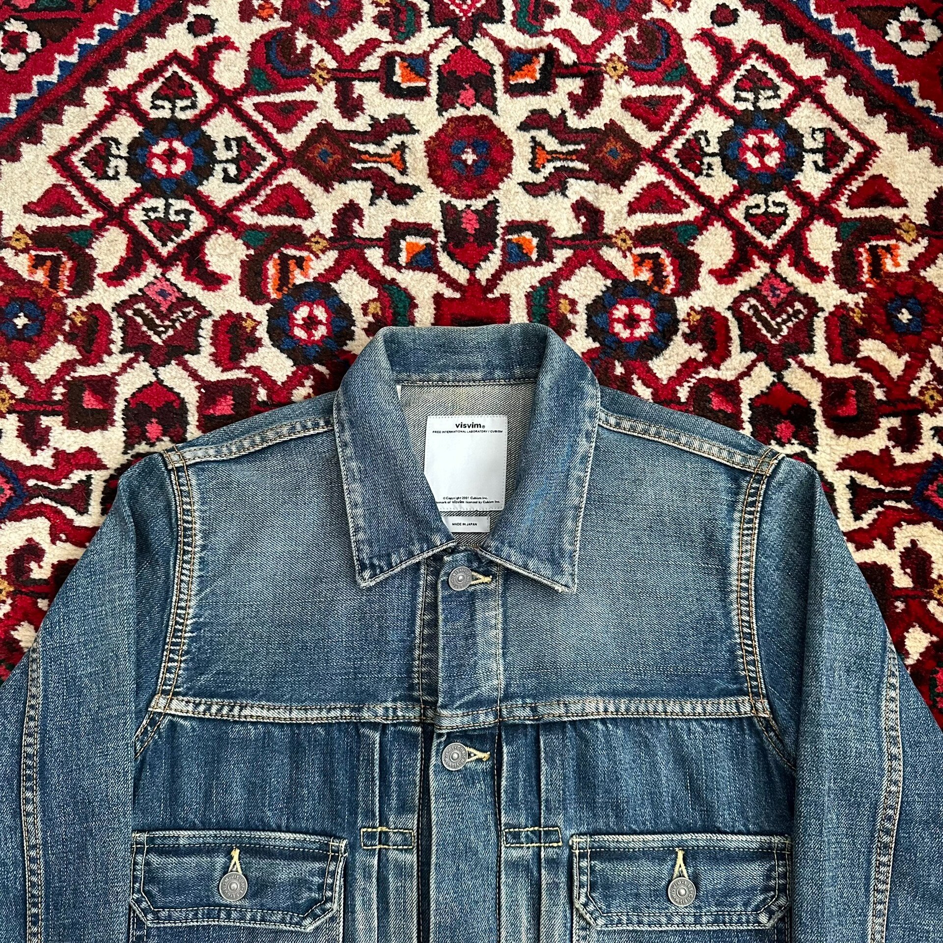 visvim 12aw 101 Denim Jacket — back