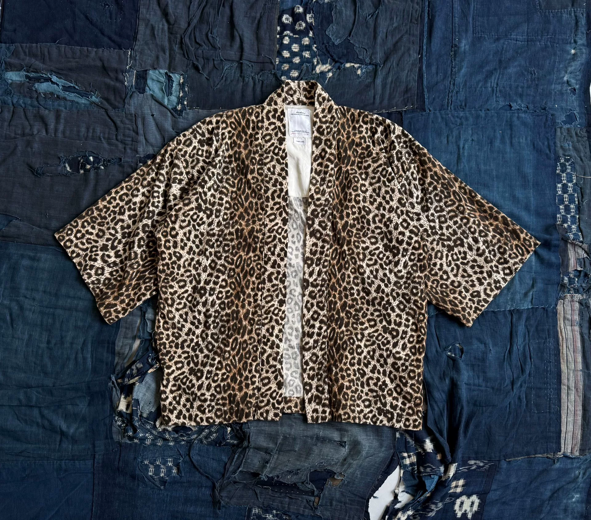 VISVIM 23SS HAPPI LEOPARD CARDIGAN