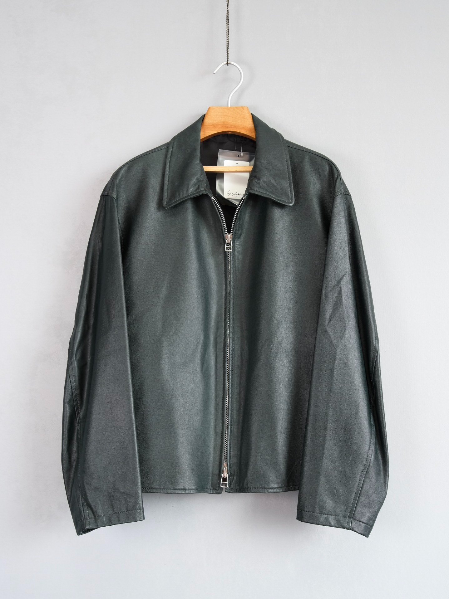 Yohji Yamamoto 18SS Sun Child Leather Jacket — label