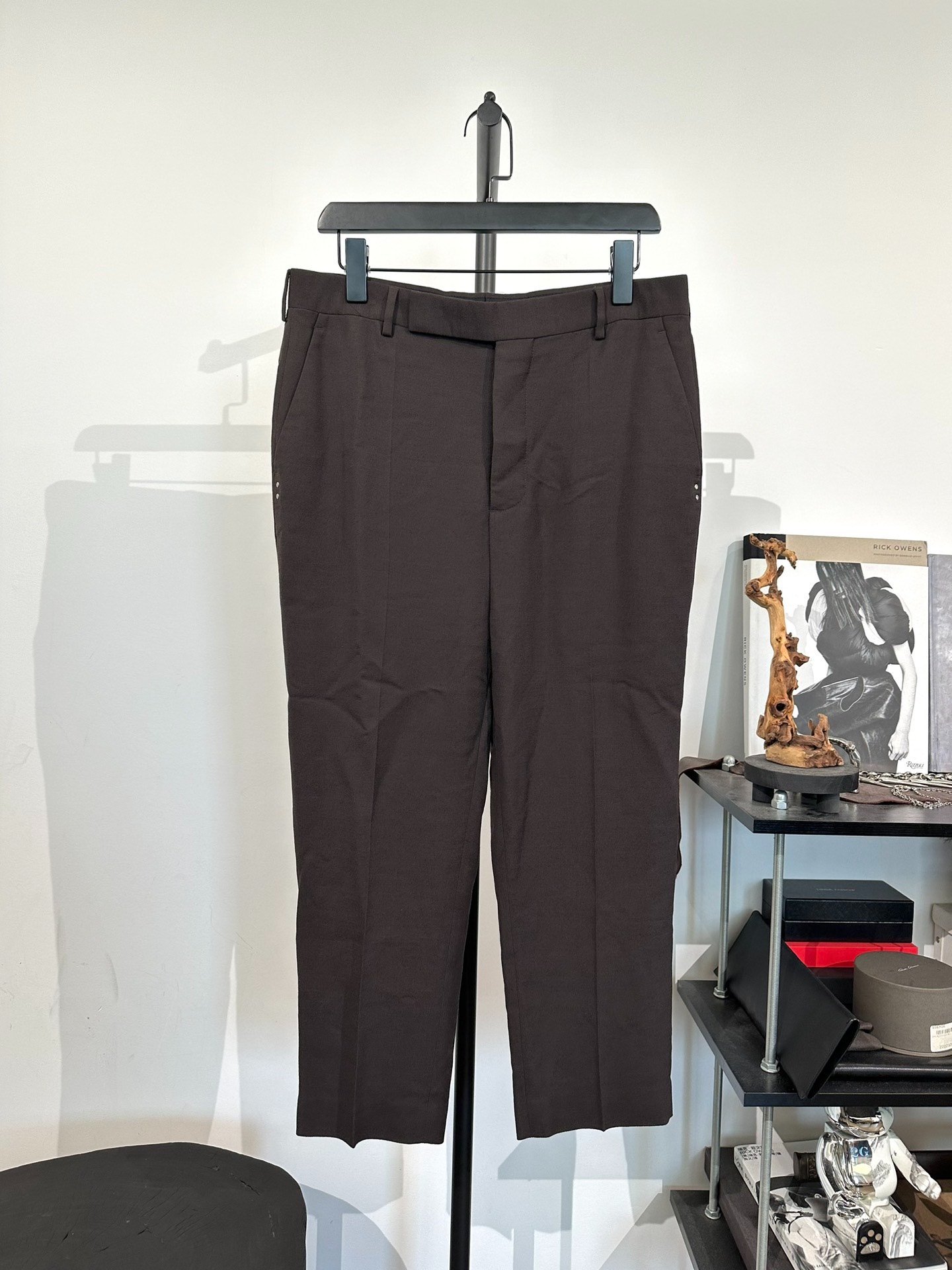 Rick Owens Straight-Leg Suit Pants 42