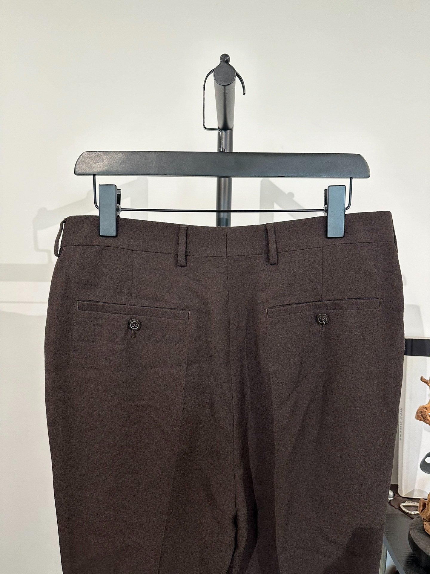 Rick Owens Straight-Leg Suit Pants 42 — detail