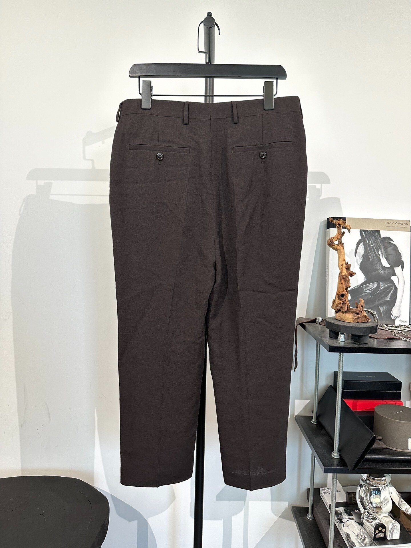 Rick Owens Straight-Leg Suit Pants 42 — front