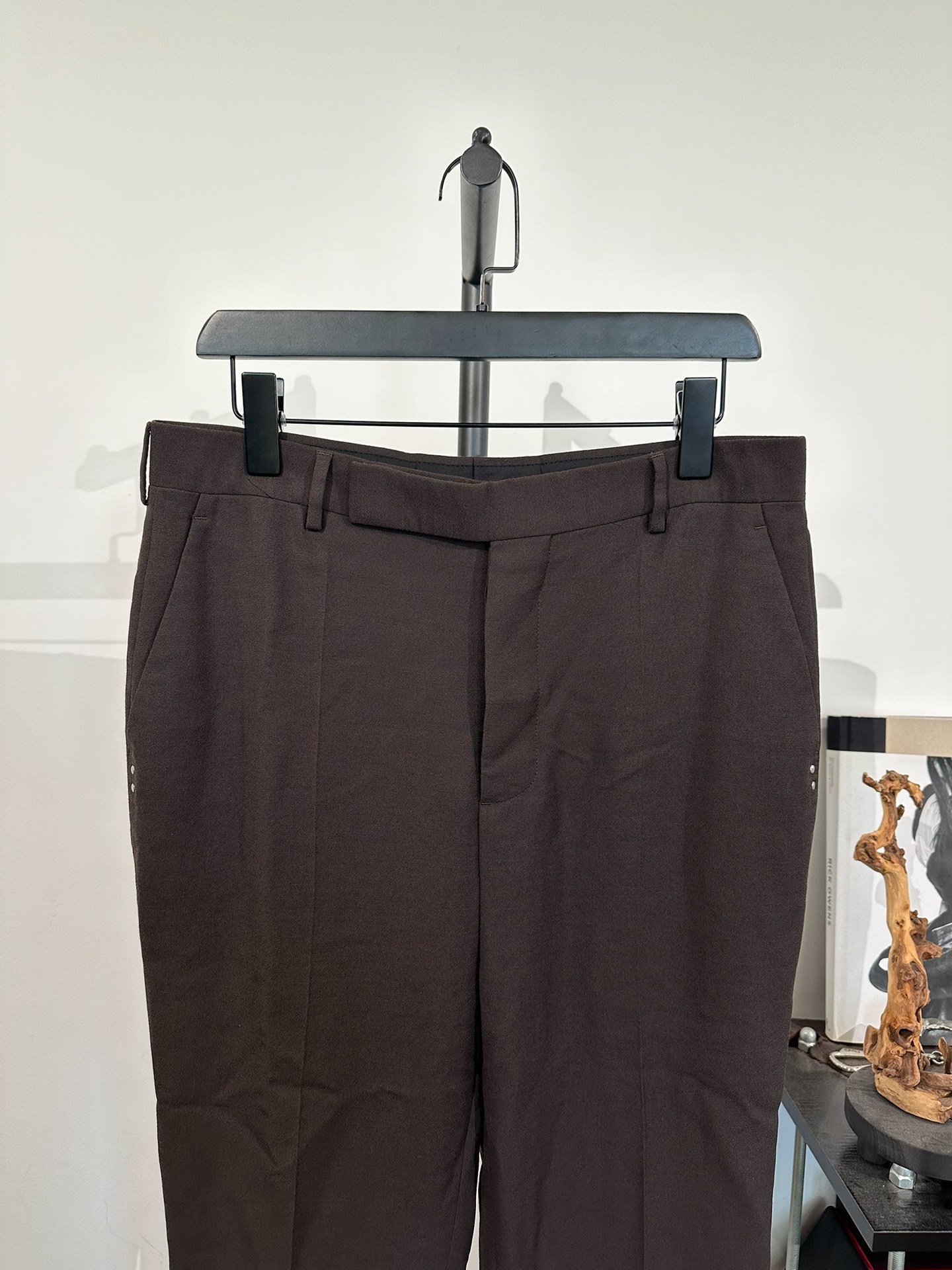 Rick Owens Straight-Leg Suit Pants 42 — back