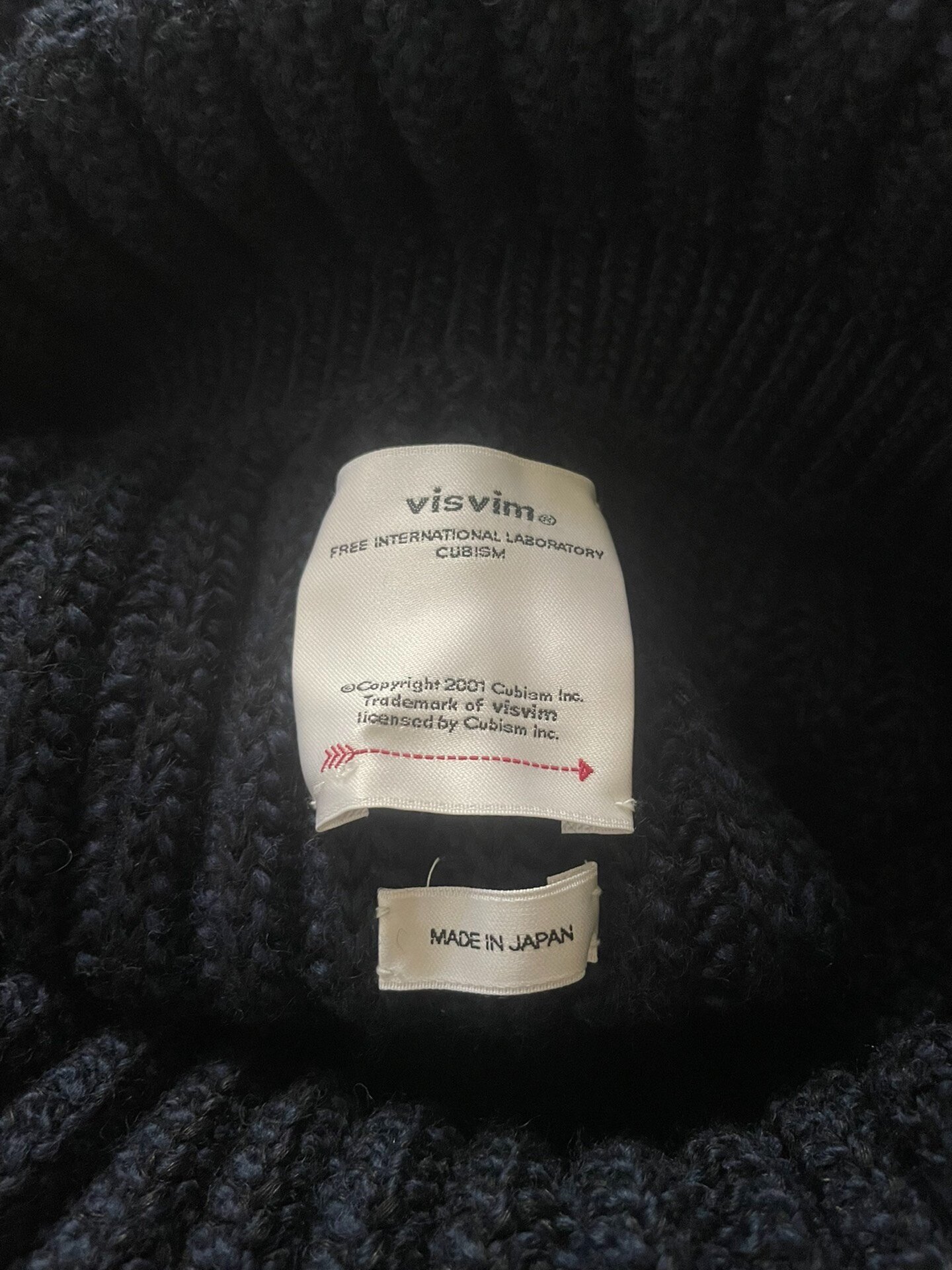 Visvim 21aw Amplus Turtleneck Sweater — label