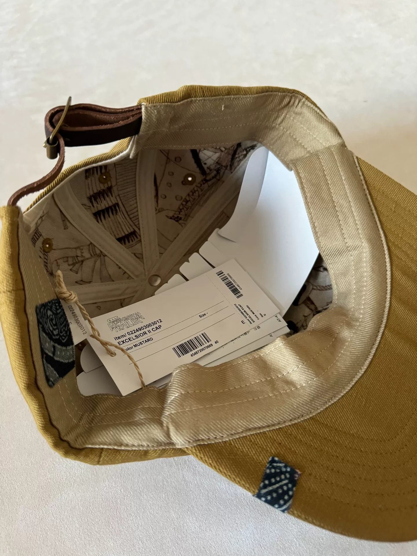VISVIM 24ict Excelsior II Cap — detail