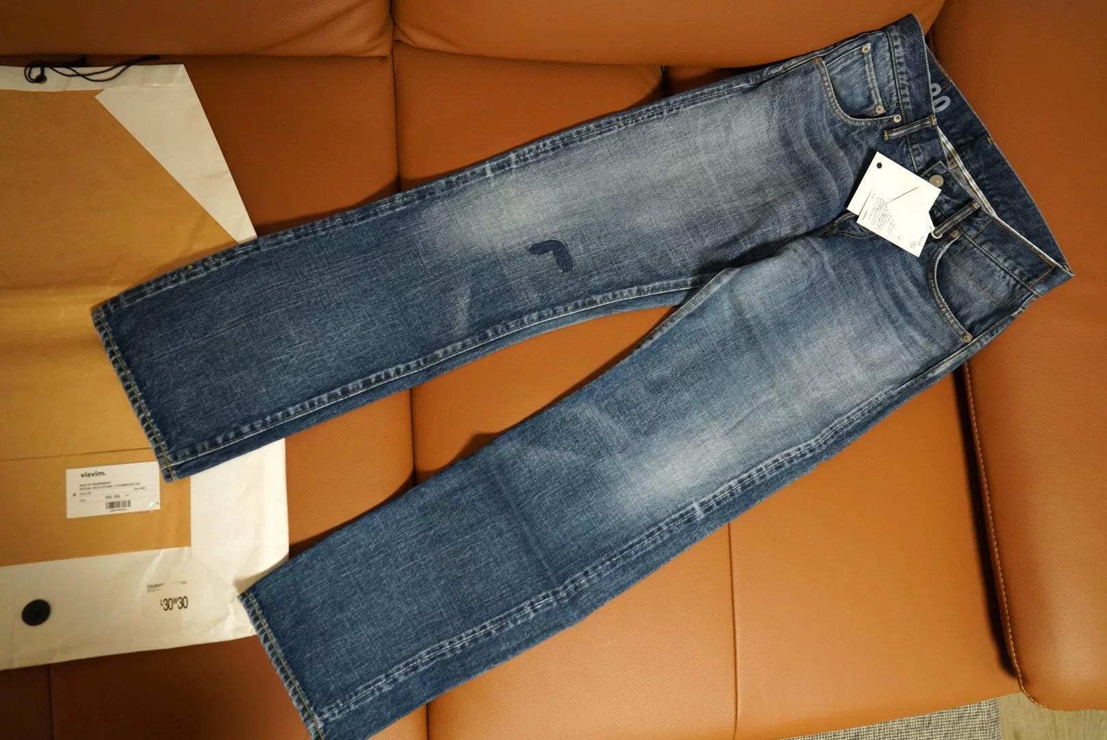 VISVIM 13D20 SOCIAL SCULPTURE Damaged Jeans