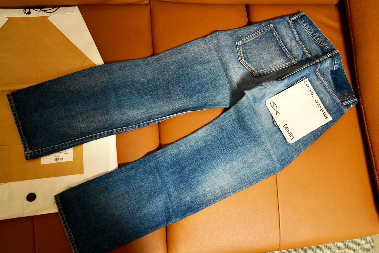 VISVIM 13D20 SOCIAL SCULPTURE Damaged Jeans — back