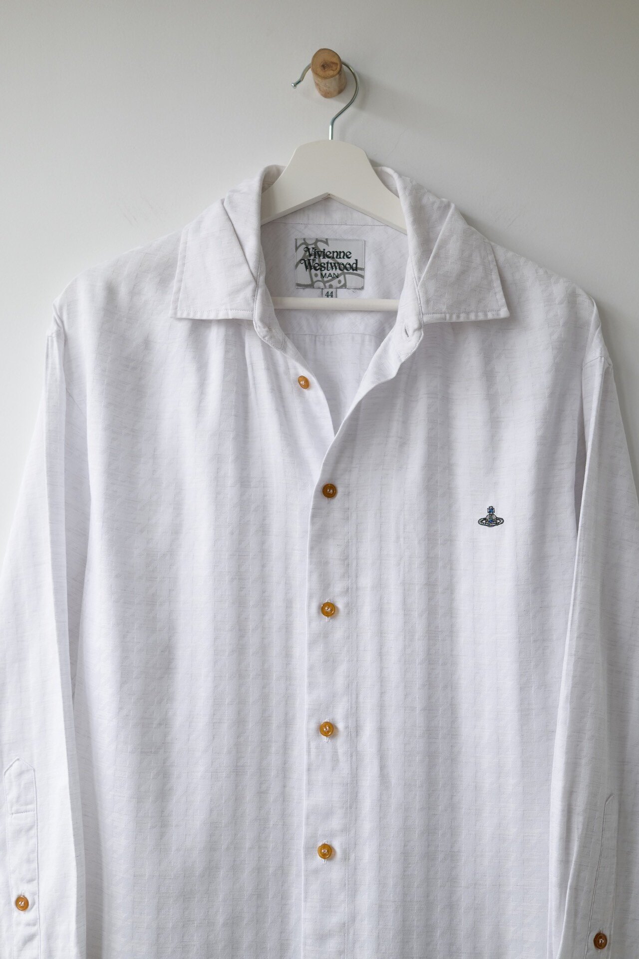Vivienne Westwood Houndstooth Collar Shirt — front