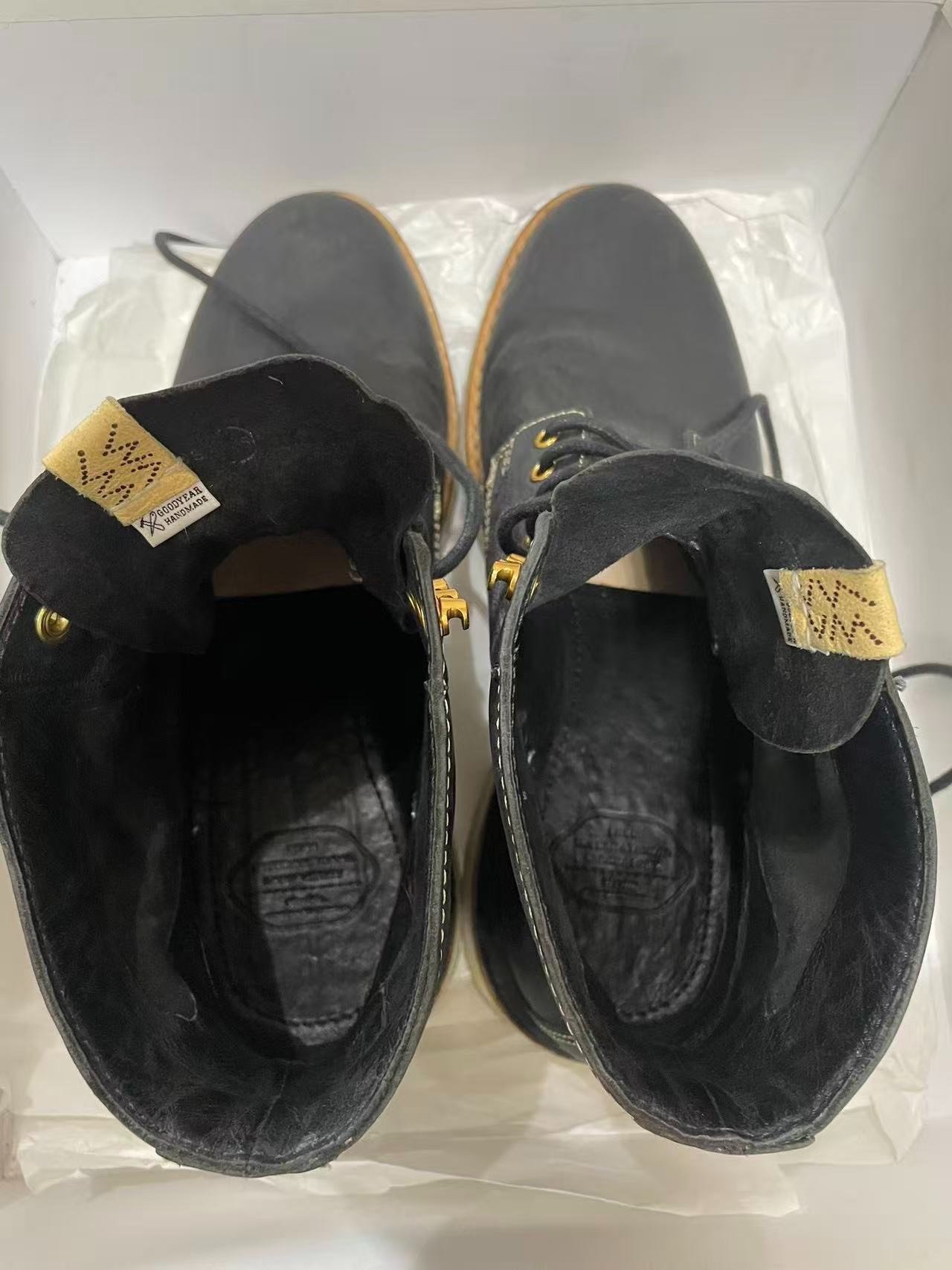 visvim Limited Kangaroo Leather Virgil Boots — front