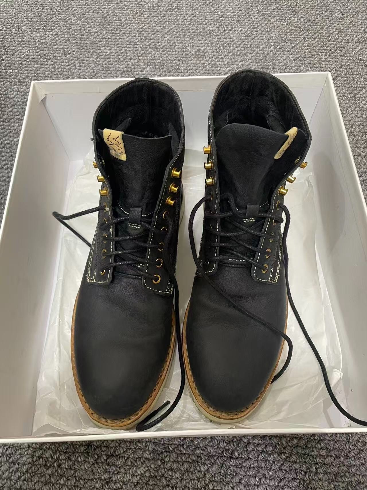 visvim Limited Kangaroo Leather Virgil Boots