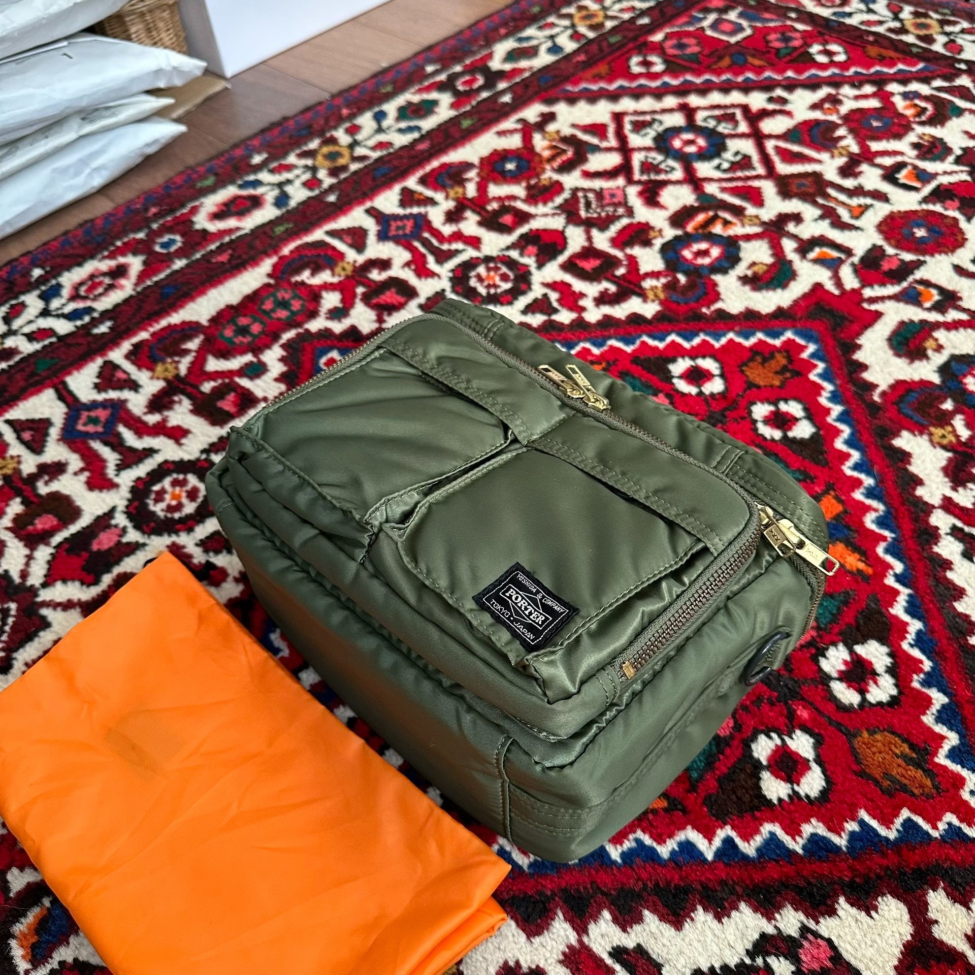 PORTER TANKER CAMERA BAG — front