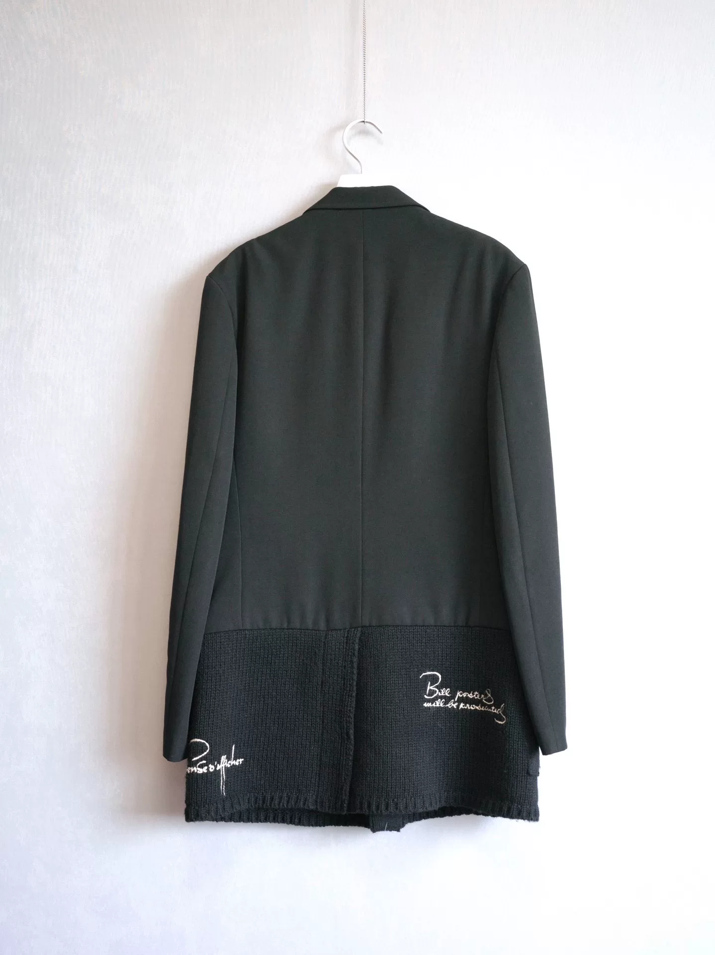Yohji Yamamoto 07AW Embroidered Knit Coat — front