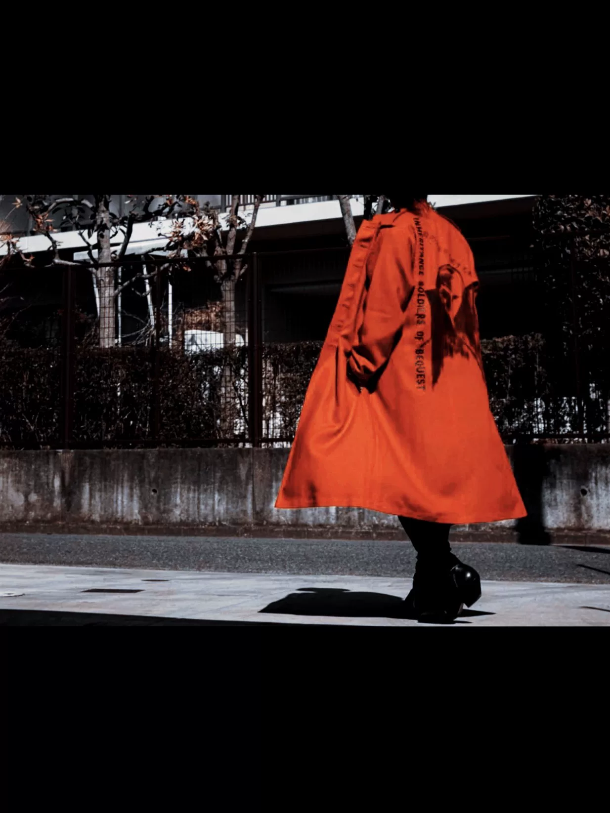 Yohji Yamamoto 21ss Red Eye Coat — label