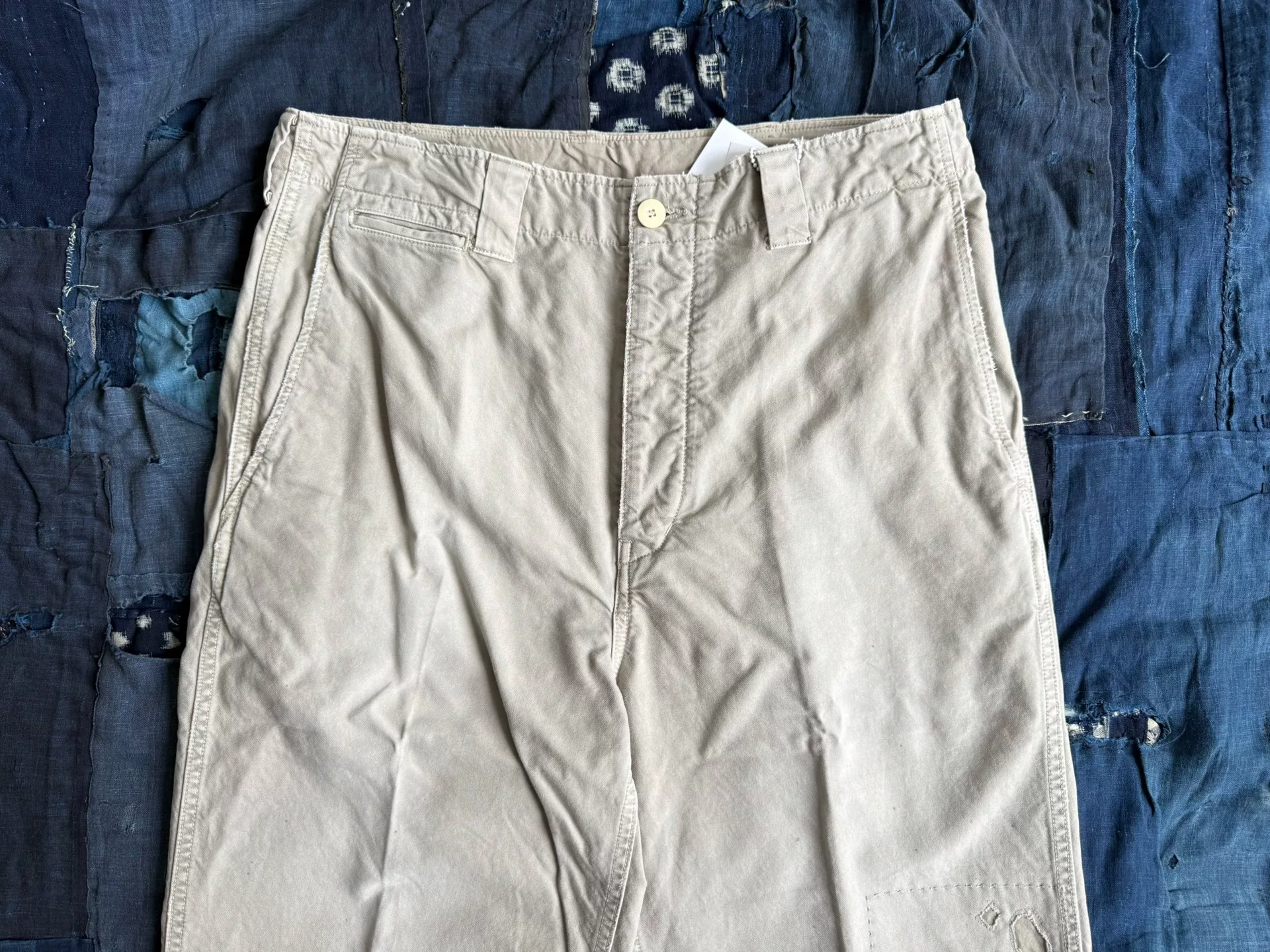 visvim 25SS Wide Chino Pants — detail