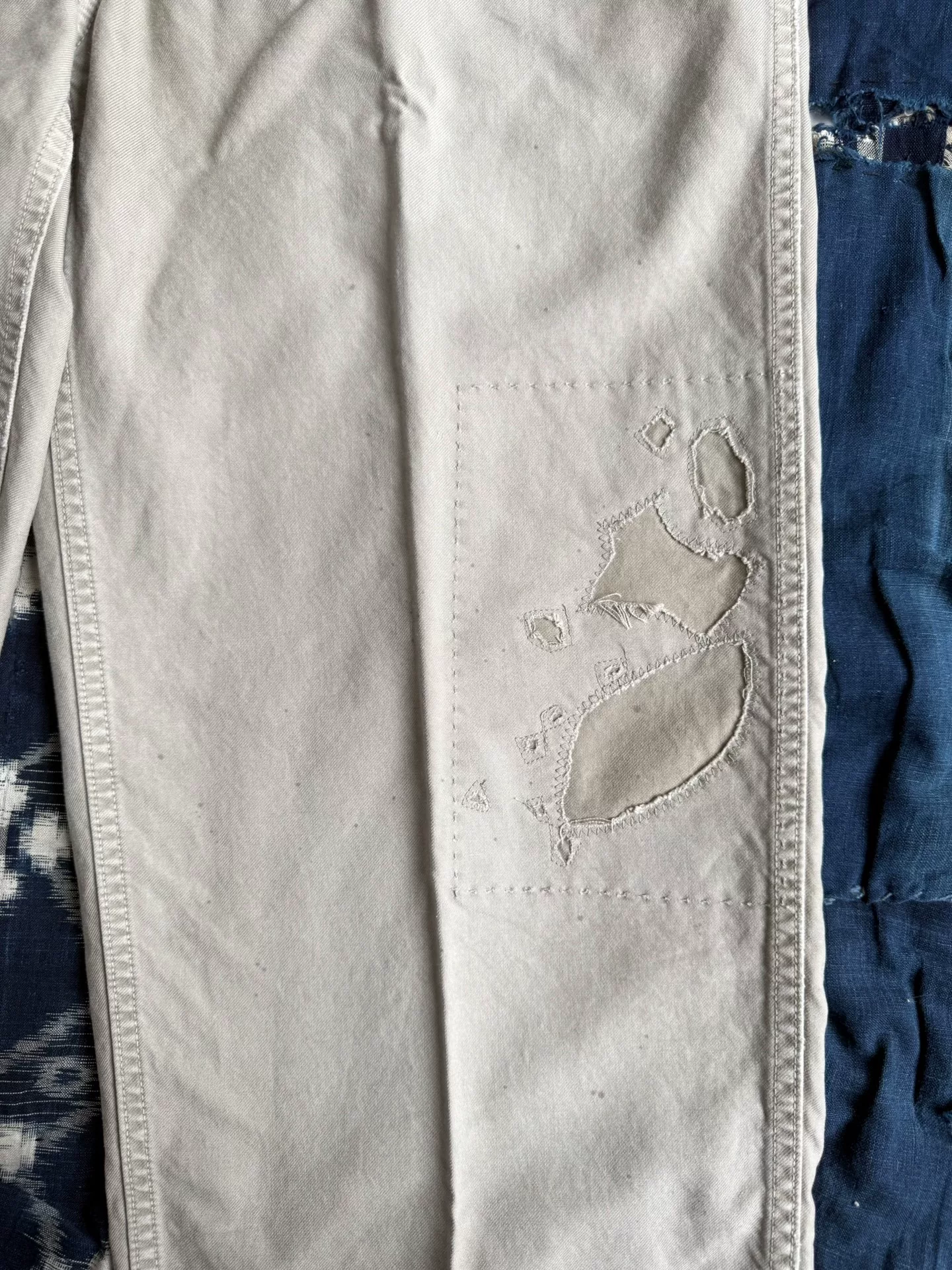 visvim 25SS Wide Chino Pants — label