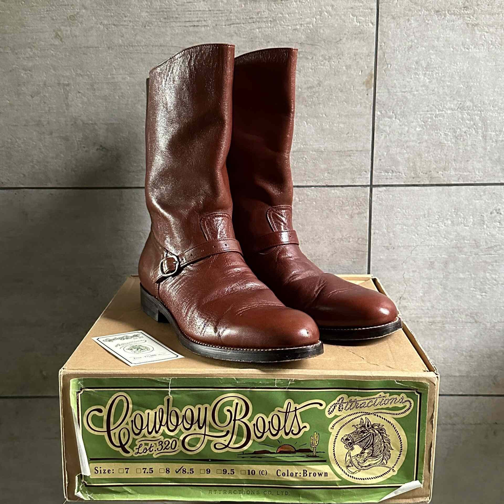 Attractions Lot.320 Cowboy Boots US8.5 — detail