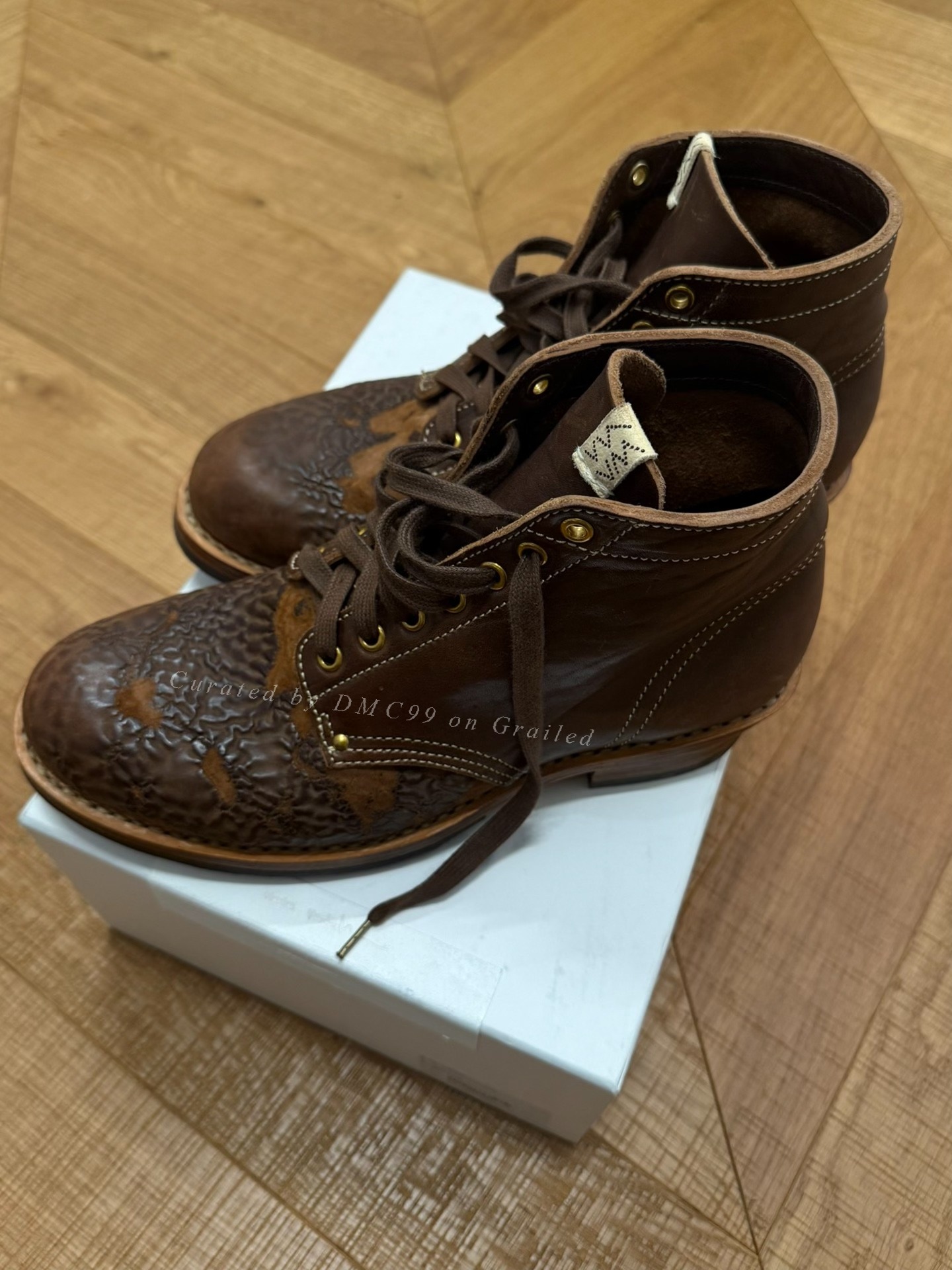 Visvim Brigadier Boots Folk Brown