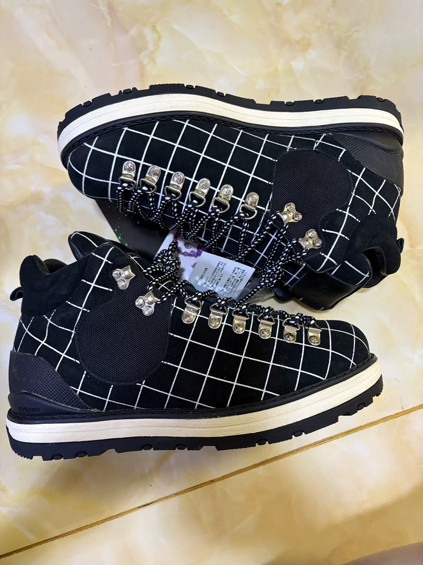 Visvim Fragment AFFA Hiking Boots — front