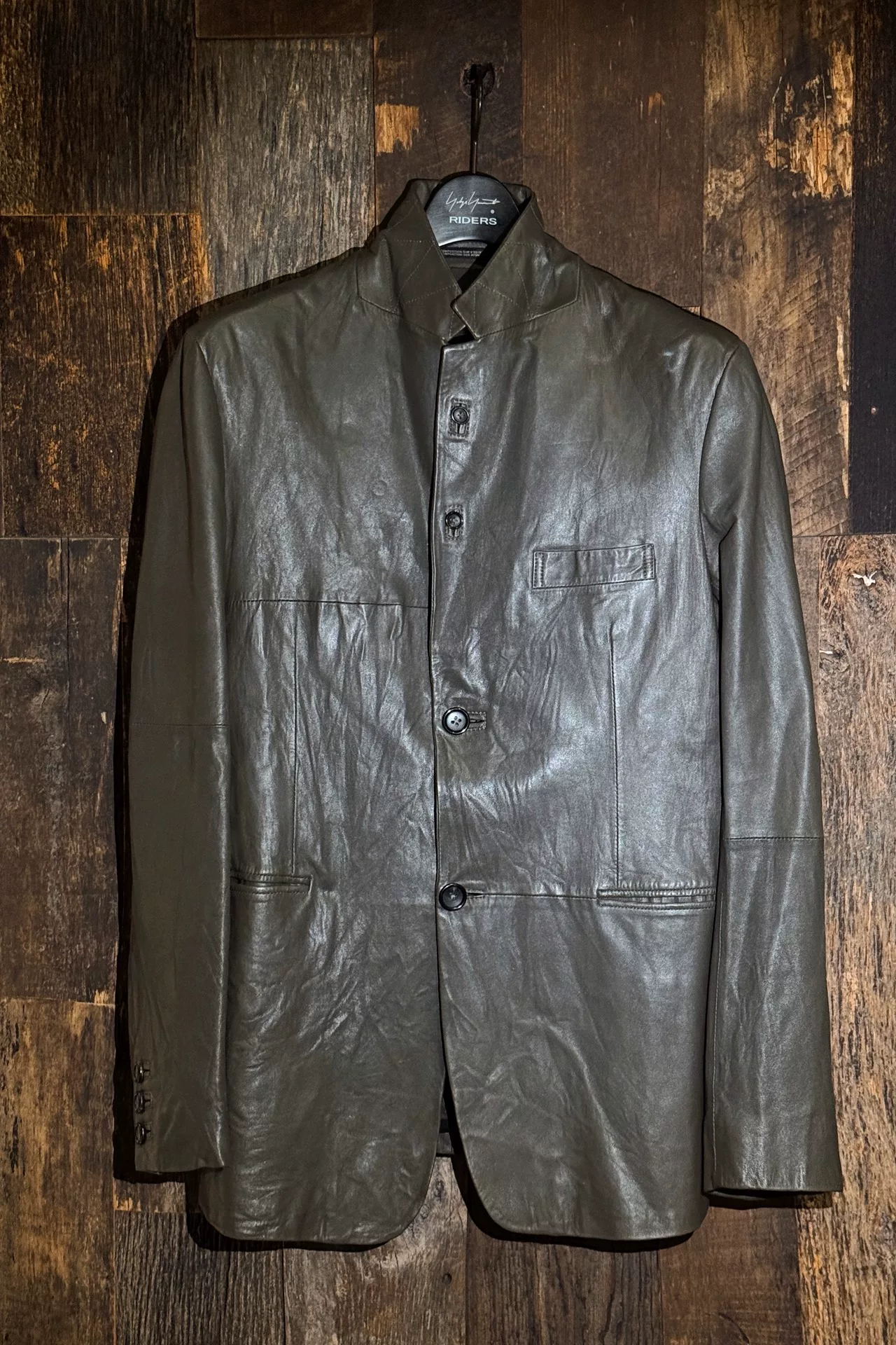 Yohji Yamamoto 12SS Lambskin Blazer — front