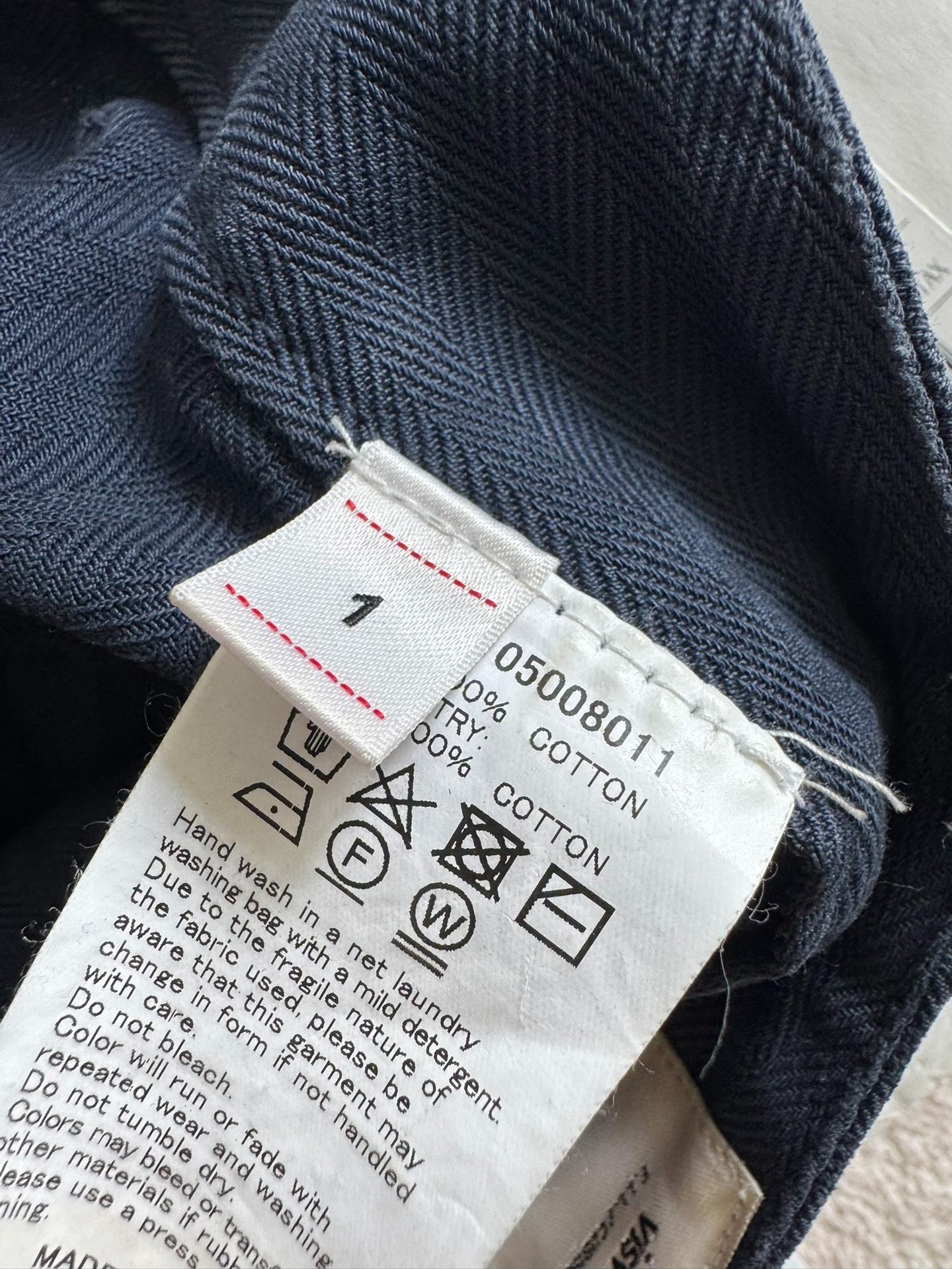 VISVIM 19SS TIOGA CARGO PANTS HERRINGBONE — back
