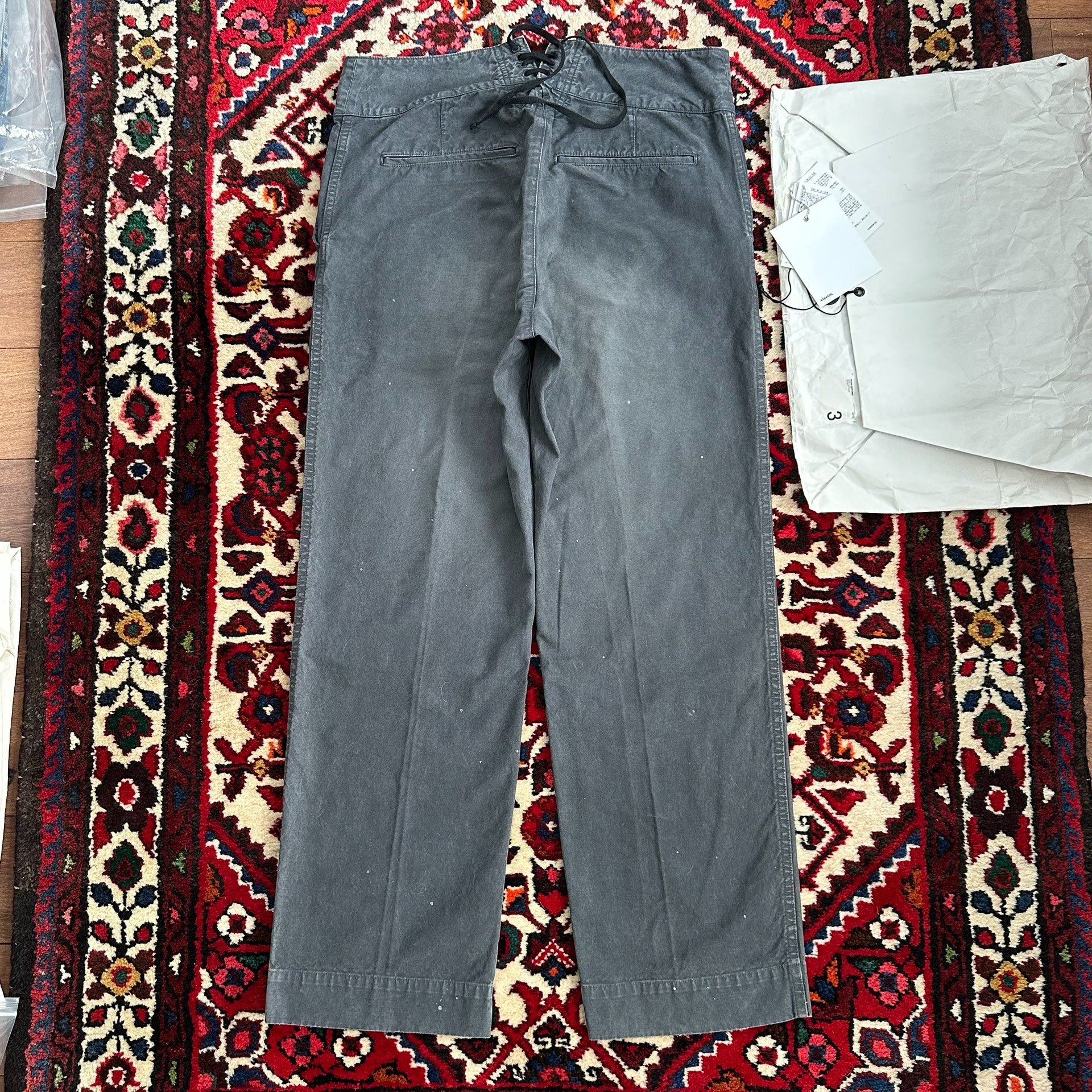 VISVIM 22SS HOLMAN PANTS CRASH — label