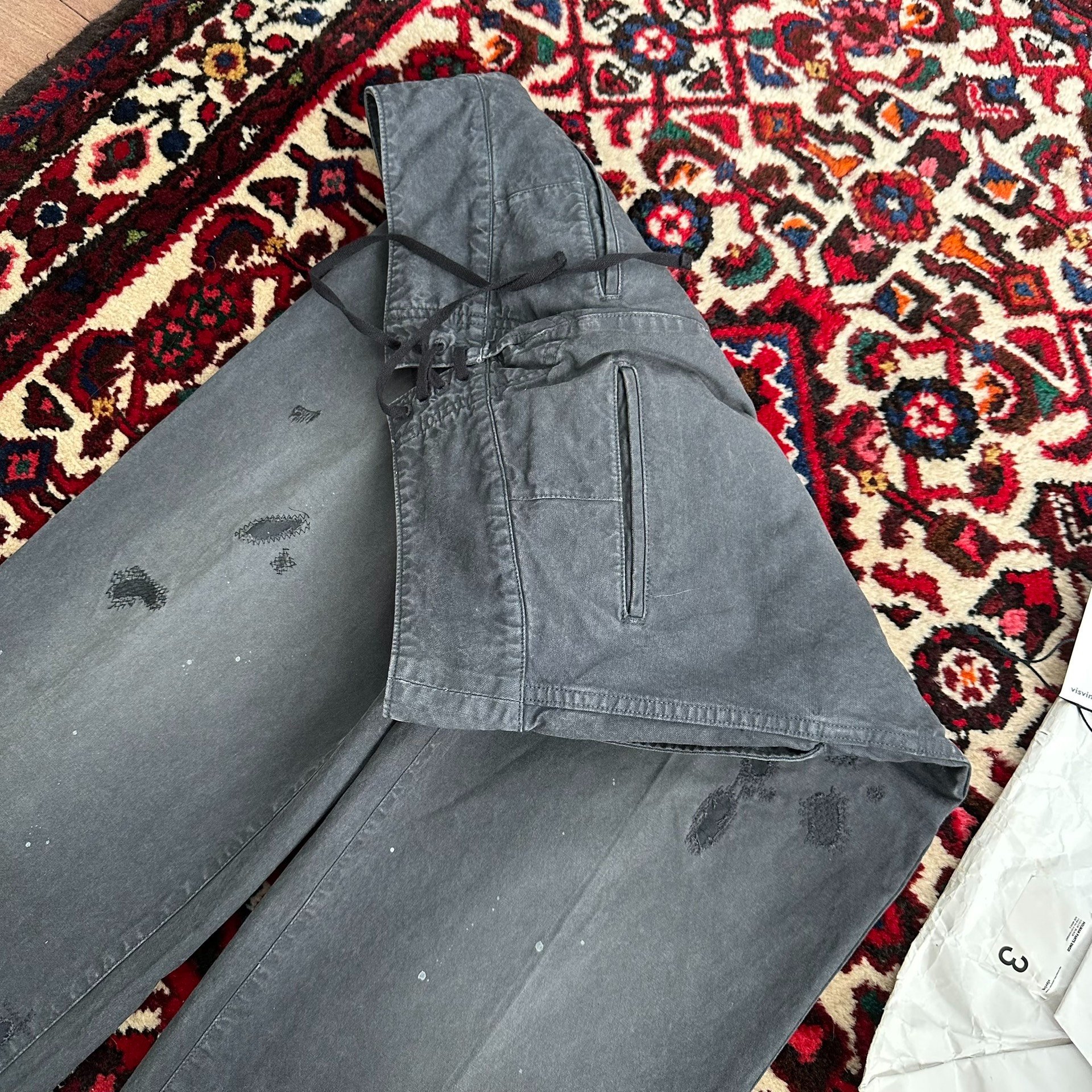 VISVIM 22SS HOLMAN PANTS CRASH — back