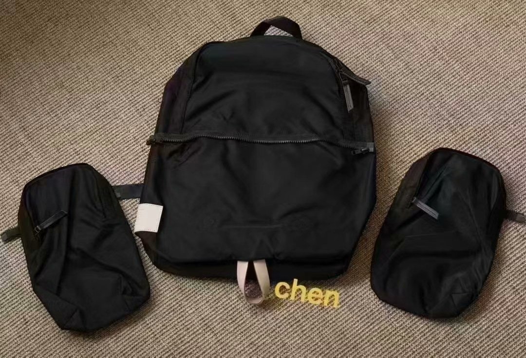 Hender Scheme Double Pocket Backpack — front