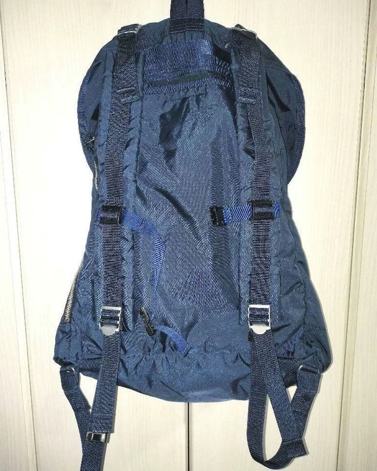 PORTER FORCE Dark Blue Backpack — back