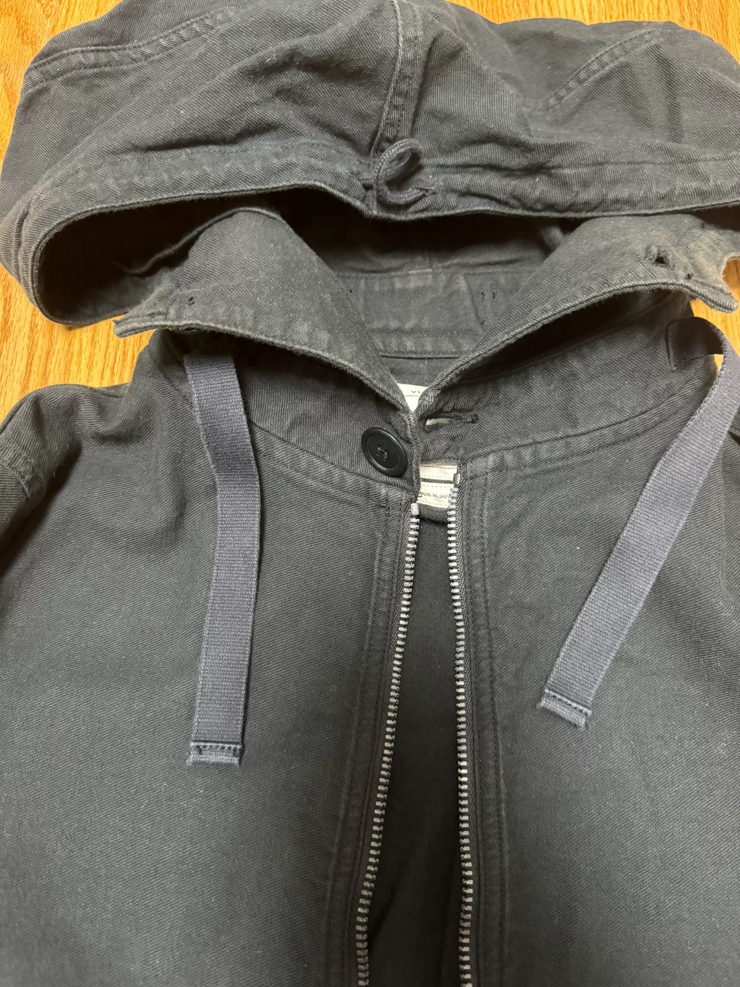 visvim 19SS Curso Washed Cotton Parka — back