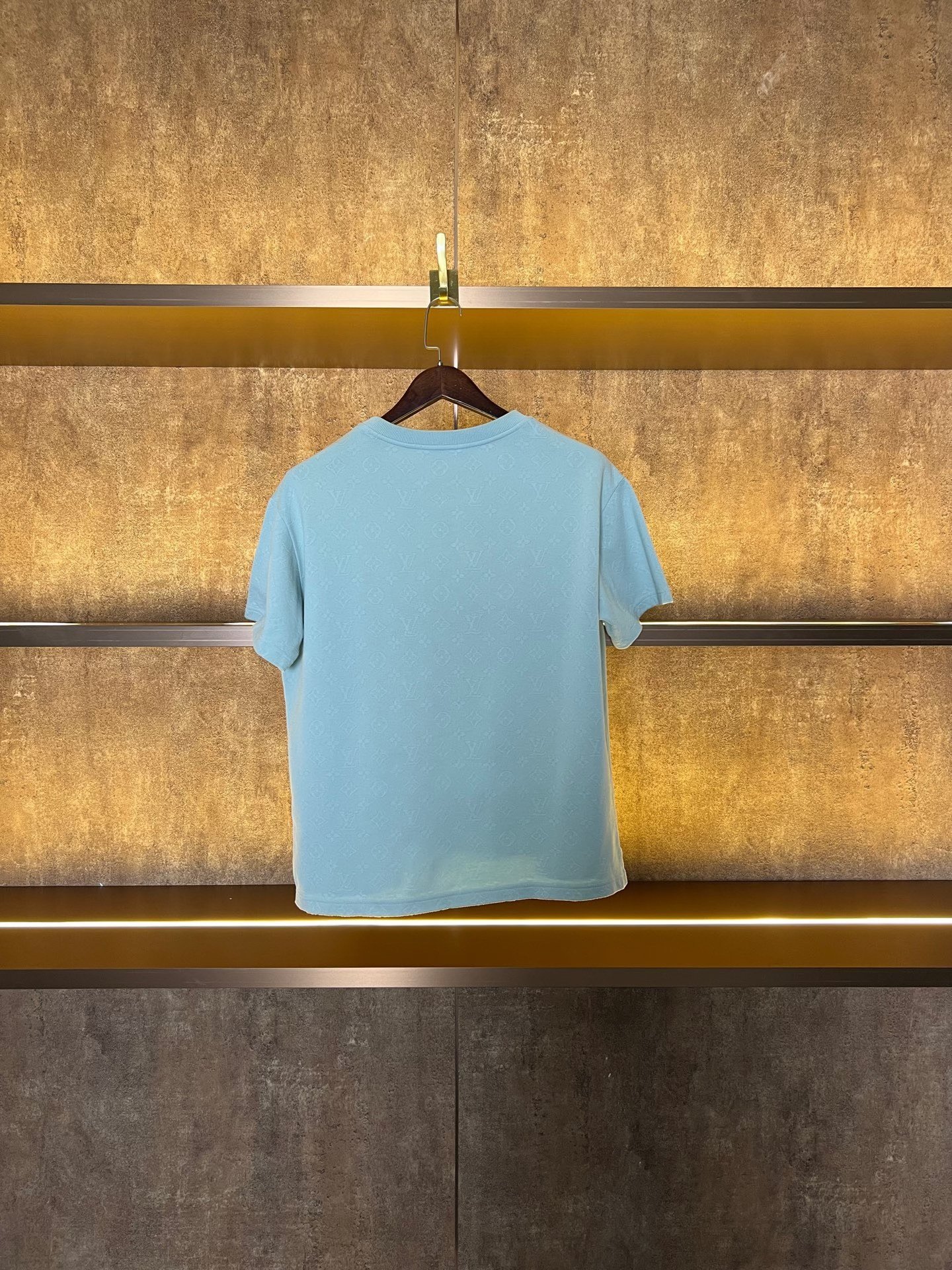 Louis Vuitton Monogram Mint Green Pocket T-shirt — front